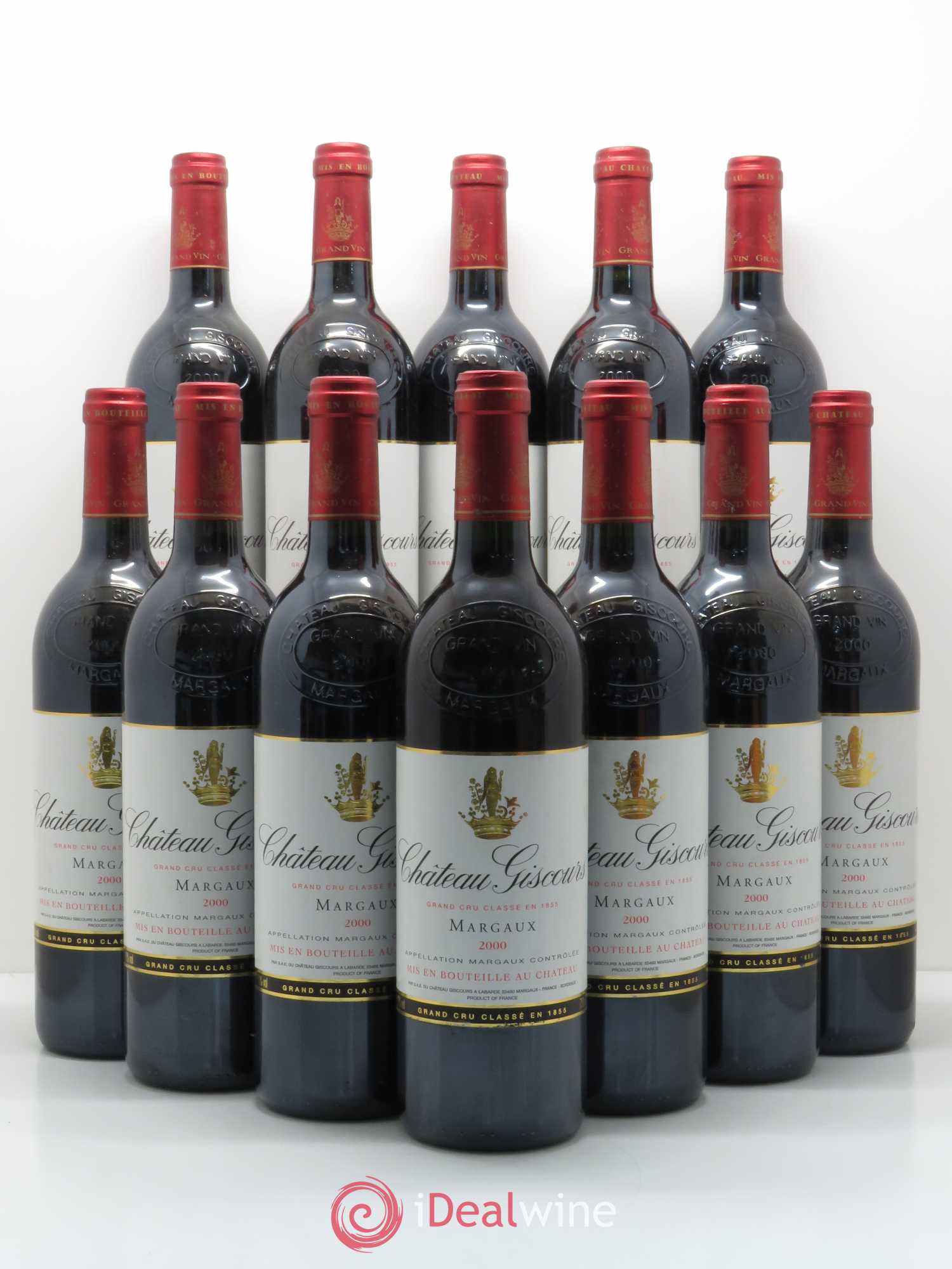 Château Giscours 3ème Grand Cru Classé 2000 - Lot de 12 bouteilles - 0