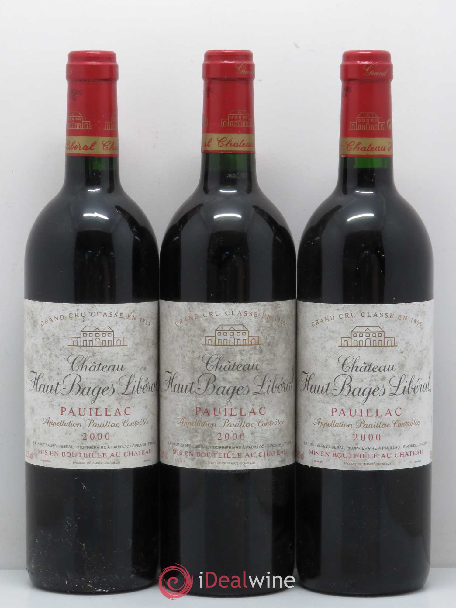 Château Haut Bages Libéral 5ème Grand Cru Classé 2000 - Lot de 12 bouteilles - 2