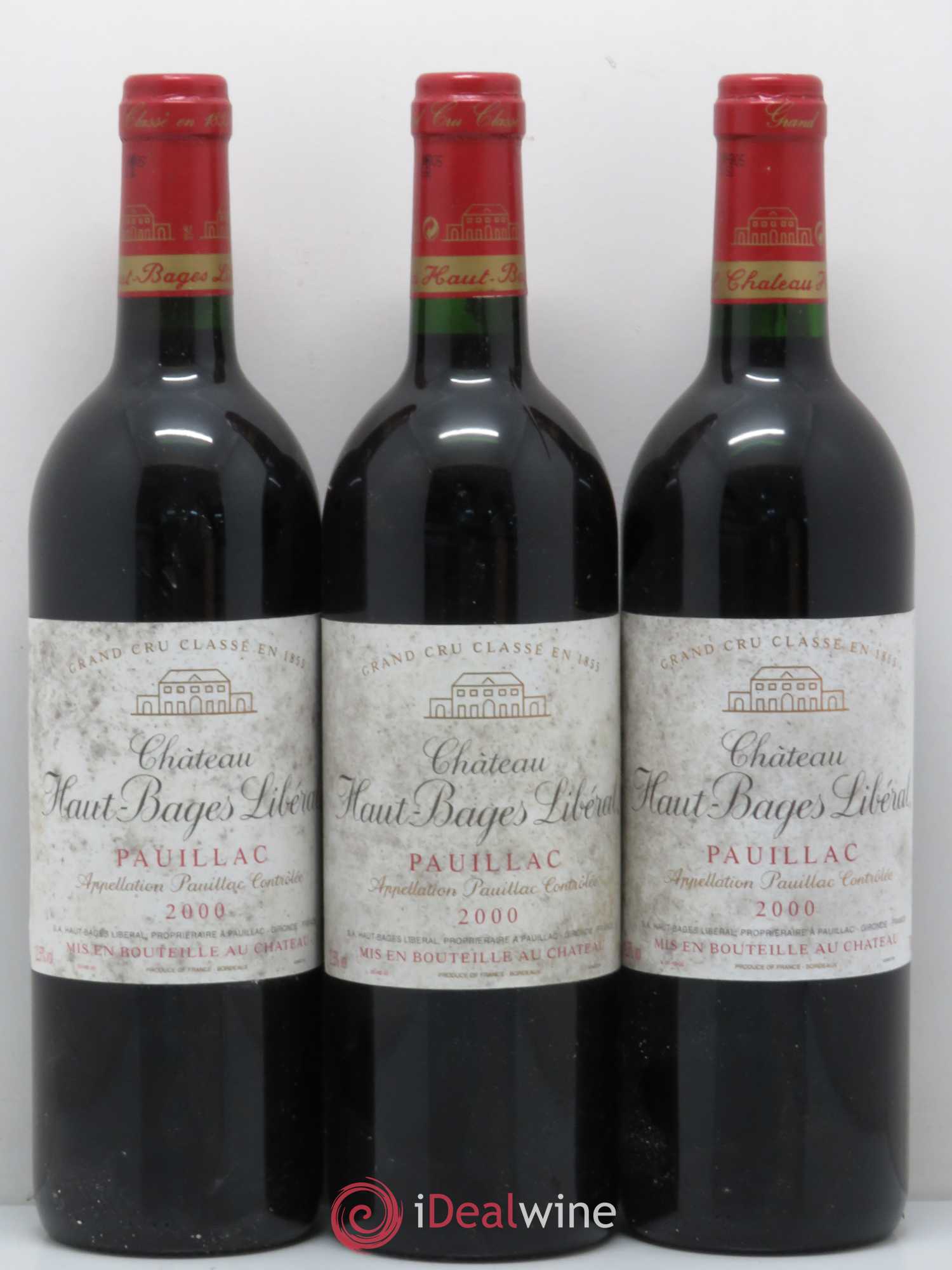 Château Haut Bages Libéral 5ème Grand Cru Classé 2000 - Lot de 12 bouteilles - 3