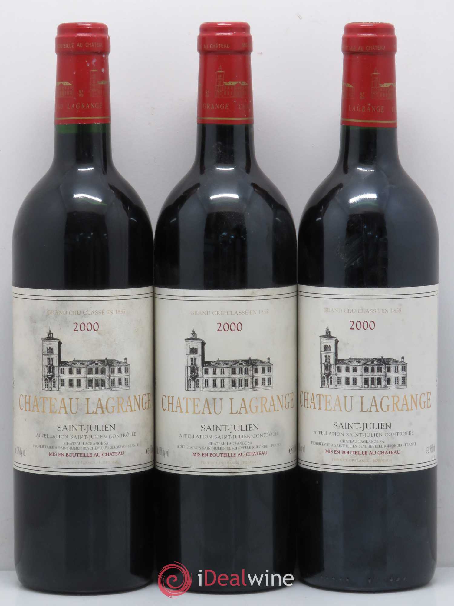 Château Lagrange 3ème Grand Cru Classé 2000 - Lot de 12 bouteilles - 1