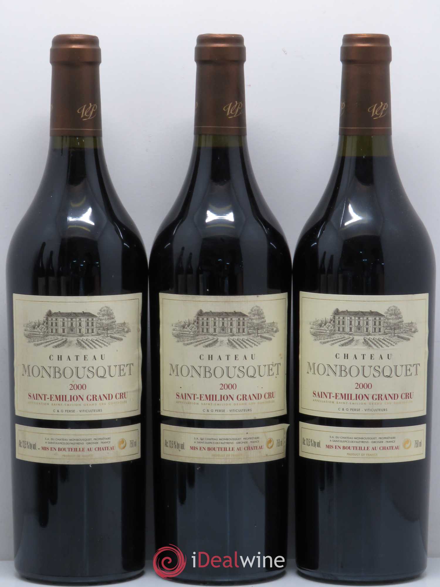 Château Monbousquet Grand Cru Classé 2000 - Lot de 6 bouteilles - 1