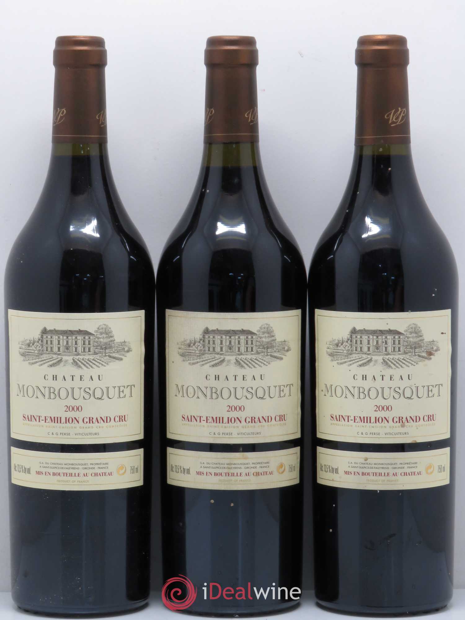 Château Monbousquet Grand Cru Classé 2000 - Lot de 6 bouteilles - 2