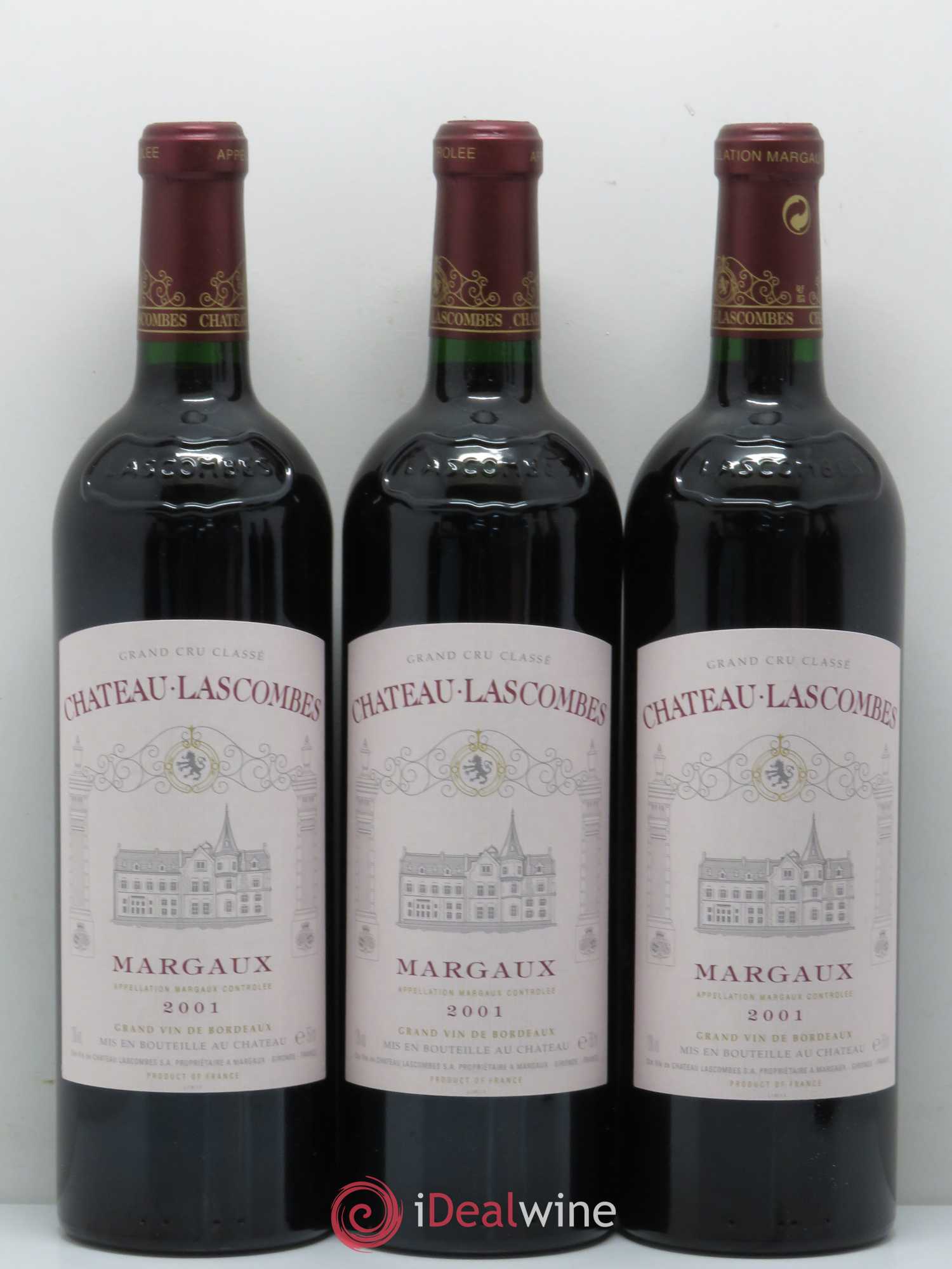 Château Lascombes 2ème Grand Cru Classé 2001 - Lot de 12 bouteilles - 1