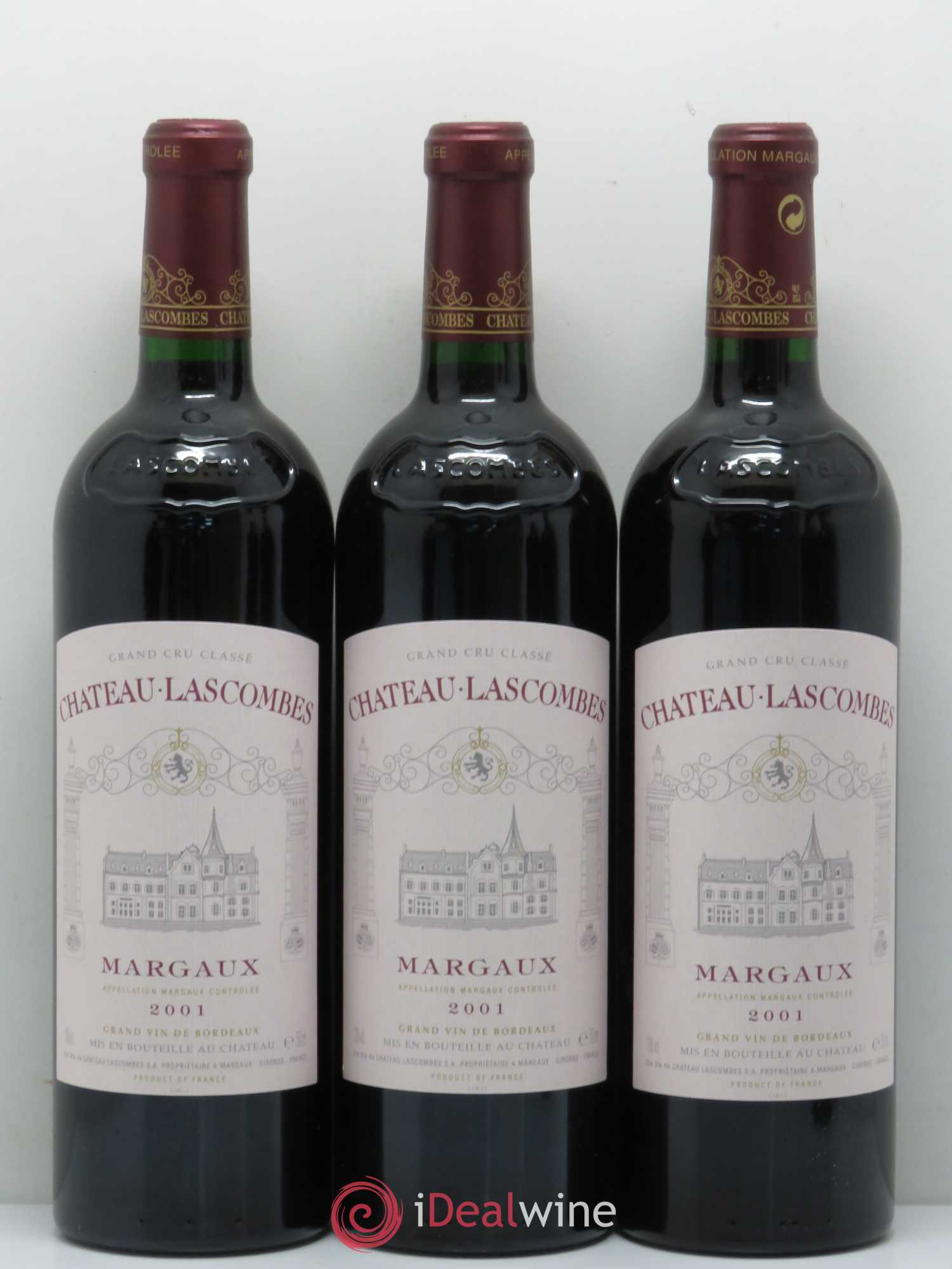 Château Lascombes 2ème Grand Cru Classé 2001 - Lot de 12 bouteilles - 2