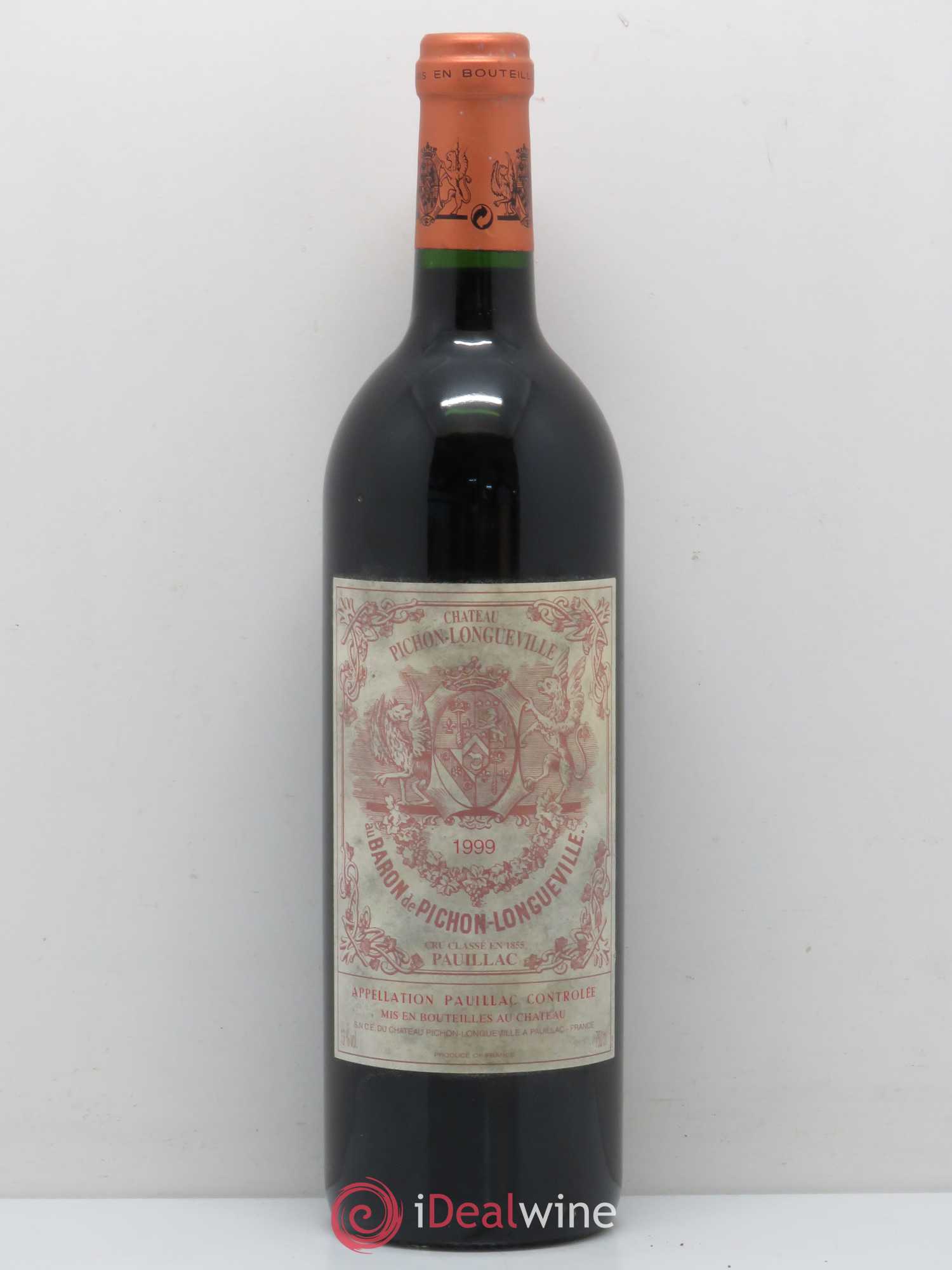 Pichon Longueville Baron 2ème Grand Cru Classé 1999 - Lot de 1 bouteille - 0