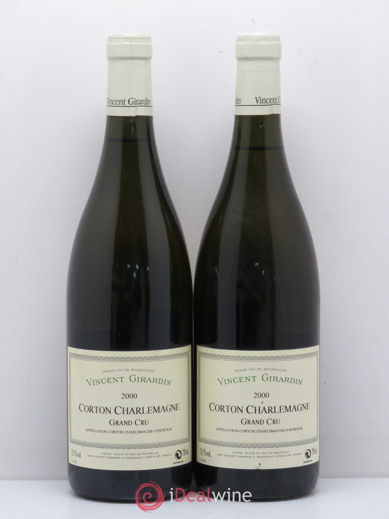 Corton-Charlemagne Grand Cru Domaine Vincent Girardin 2000 - Posten von 2 Flaschen - 0