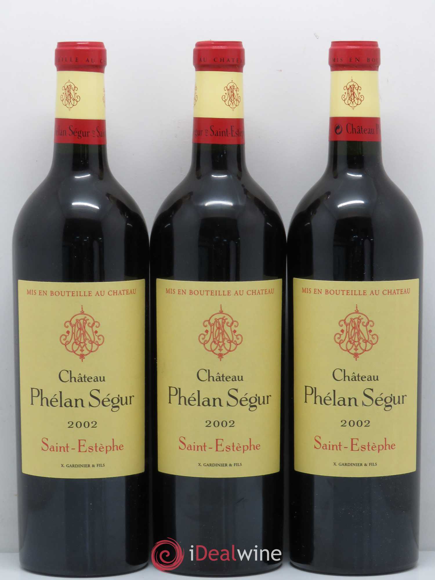 Château Phélan Ségur 2002 - Lot de 12 bouteilles - 2