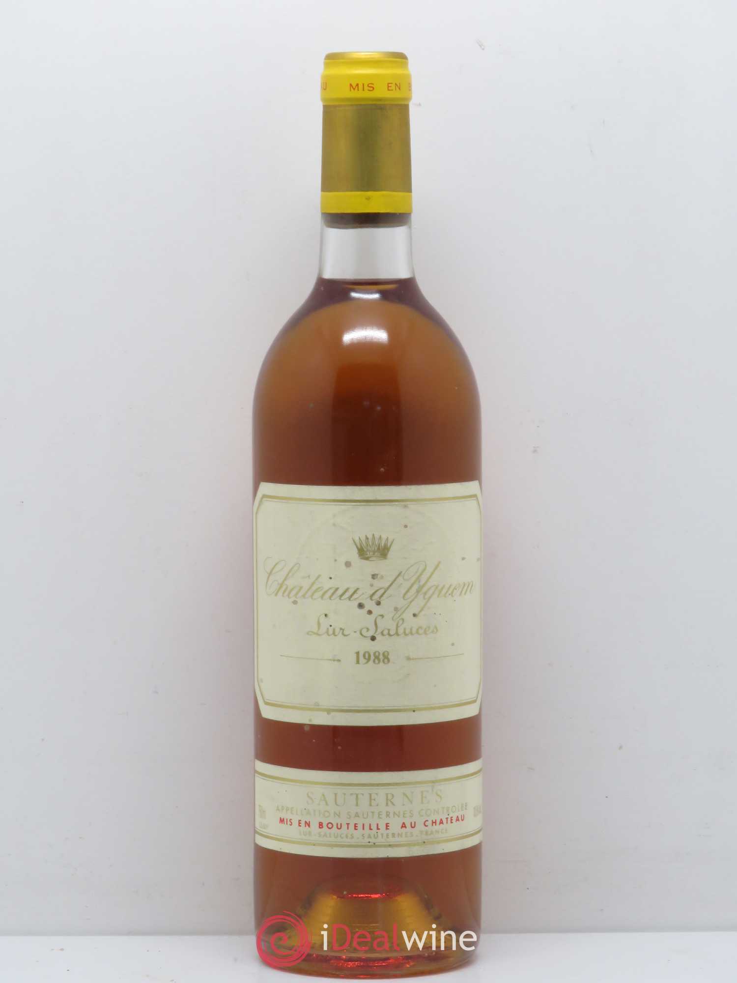 Château d' Yquem 1er Cru Classé Supérieur 1988 - Lotto di 1 bottiglia - 0