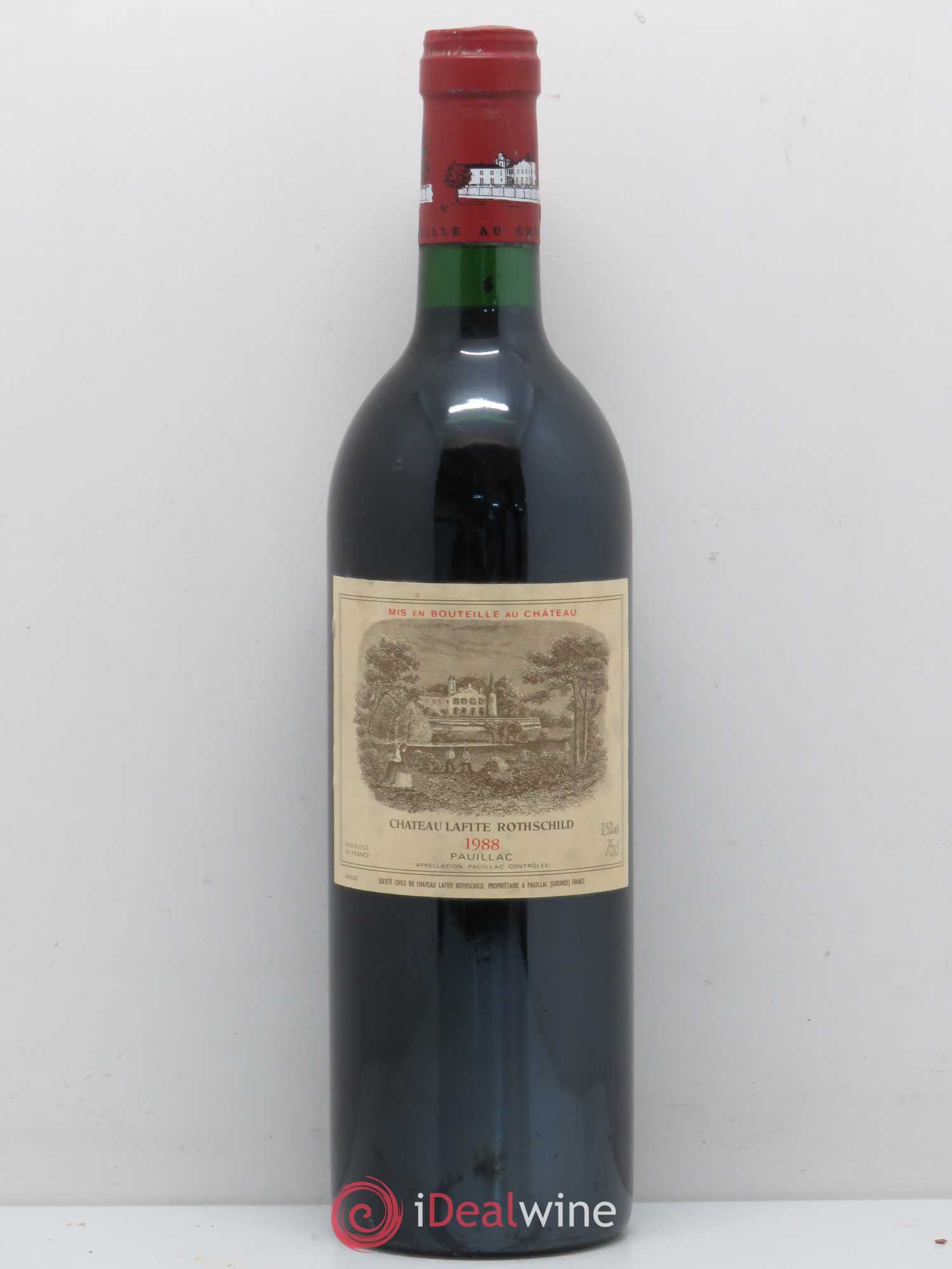 Château Lafite Rothschild 1er Grand Cru Classé 1988 - Lot de 1 bouteille - 0