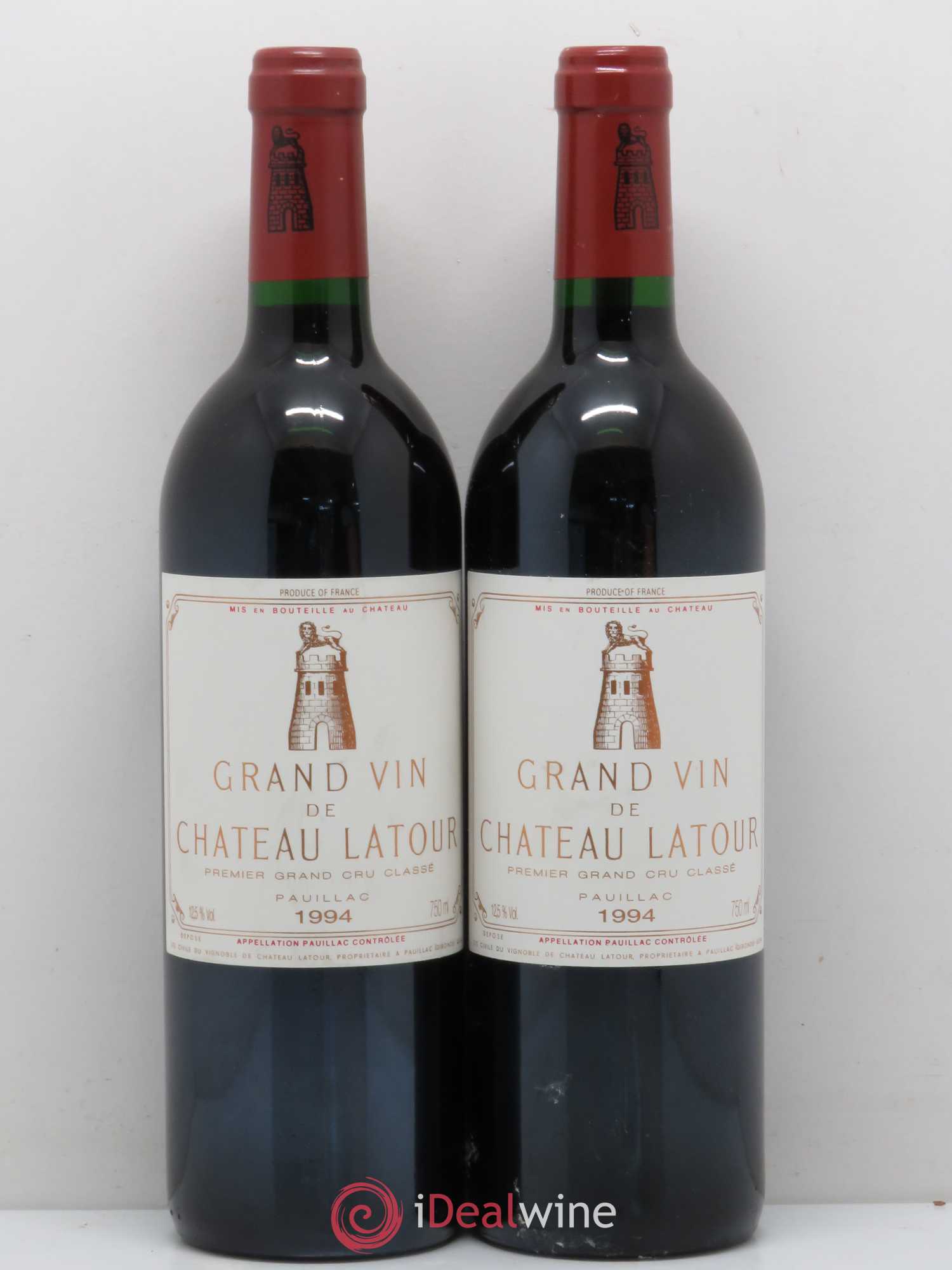 Château Latour 1er Grand Cru Classé 1994 - Lot de 4 bouteilles - 1