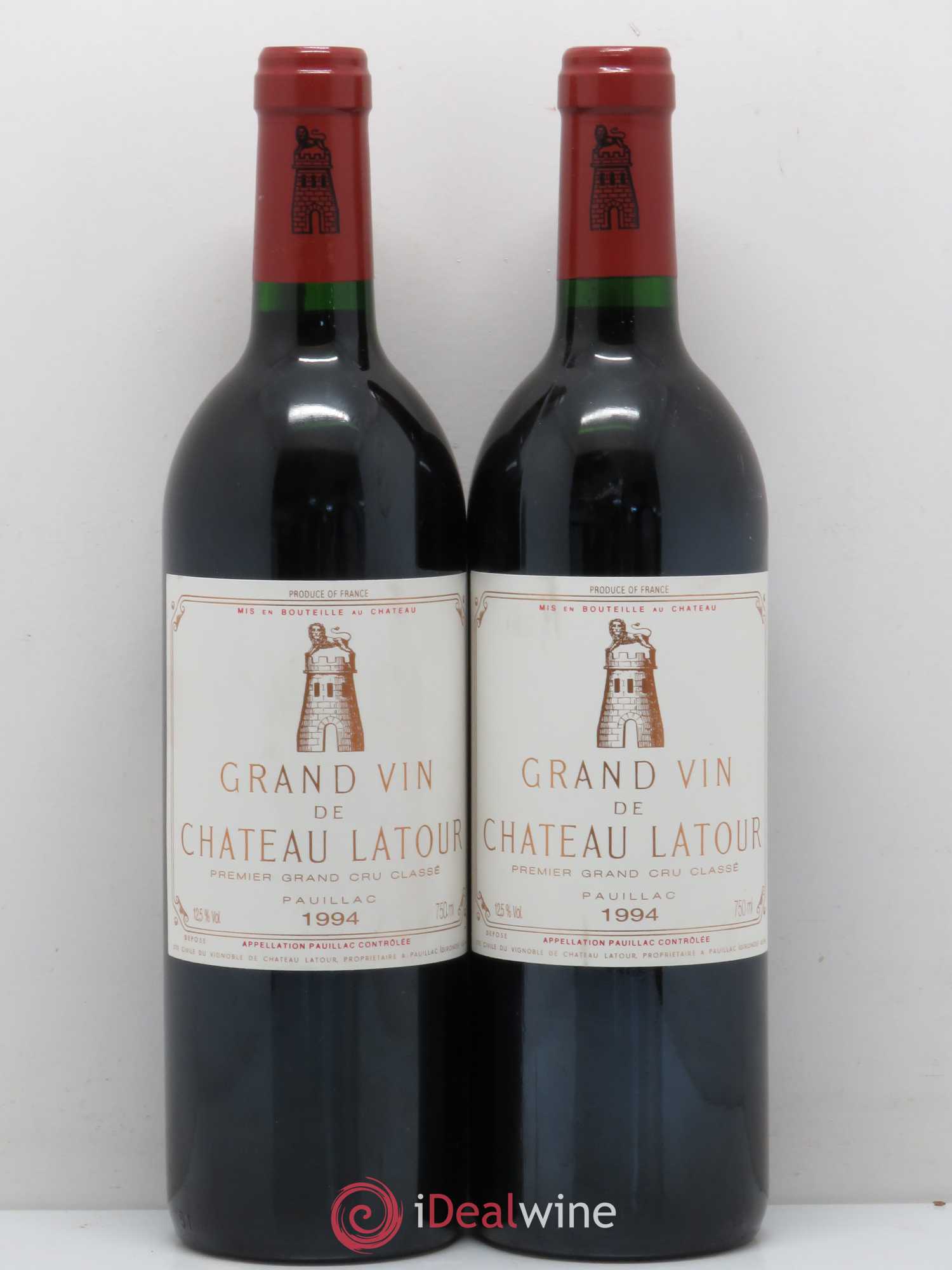 Château Latour 1er Grand Cru Classé 1994 - Lot de 4 bouteilles - 2