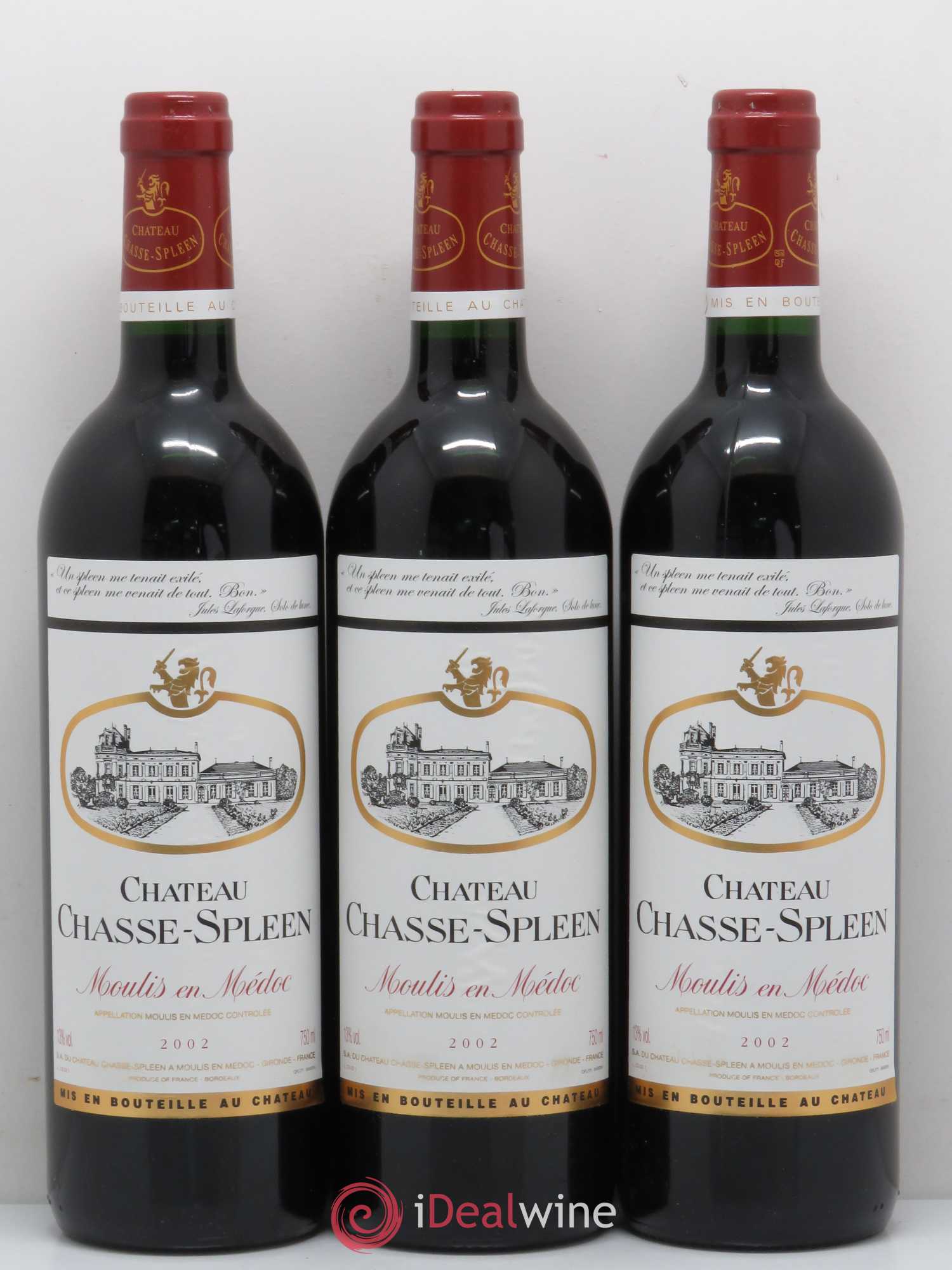 Château Chasse Spleen 2002 - Lot de 12 bouteilles - 2
