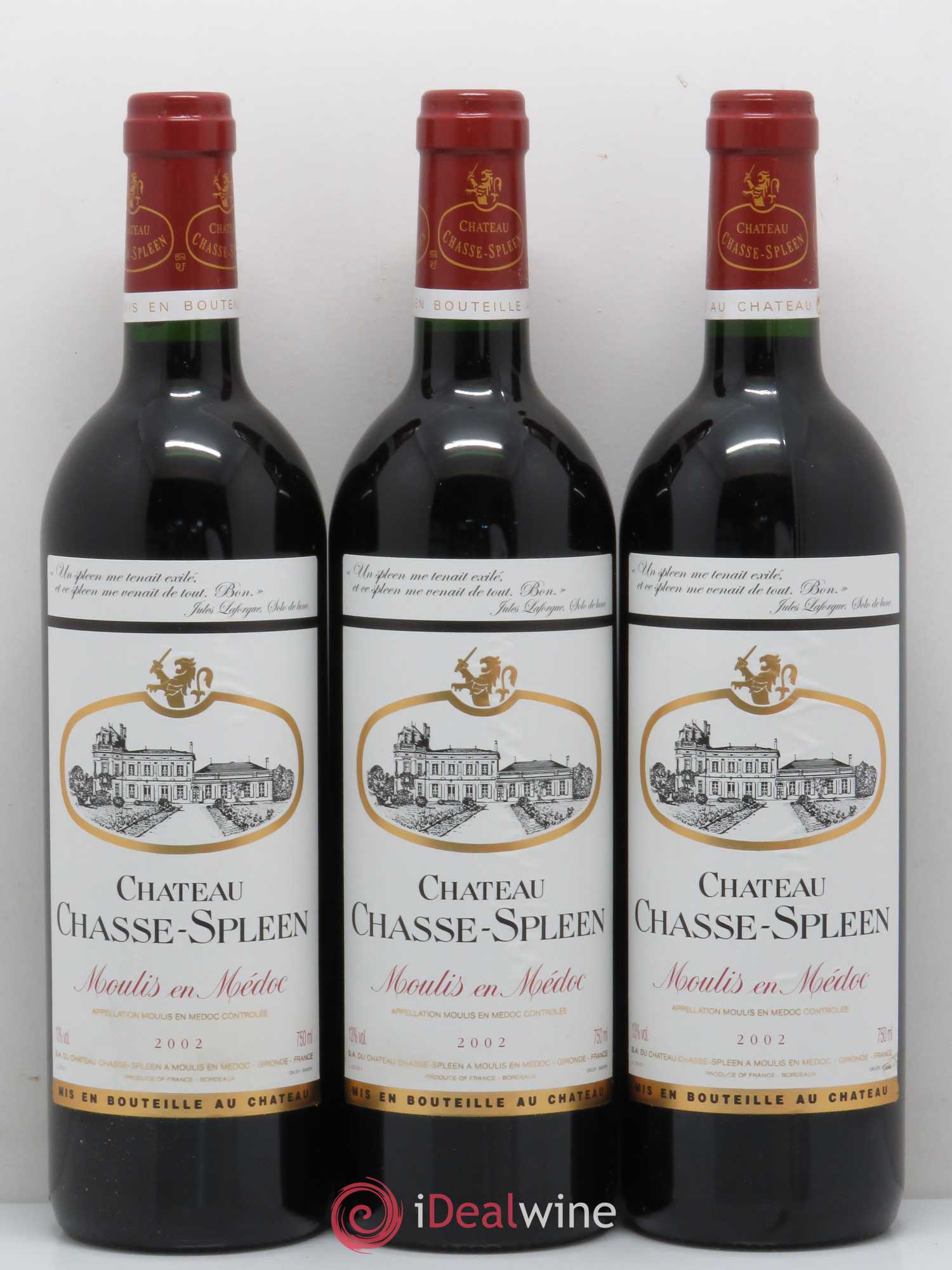 Château Chasse Spleen 2002 - Lot de 12 bouteilles - 4