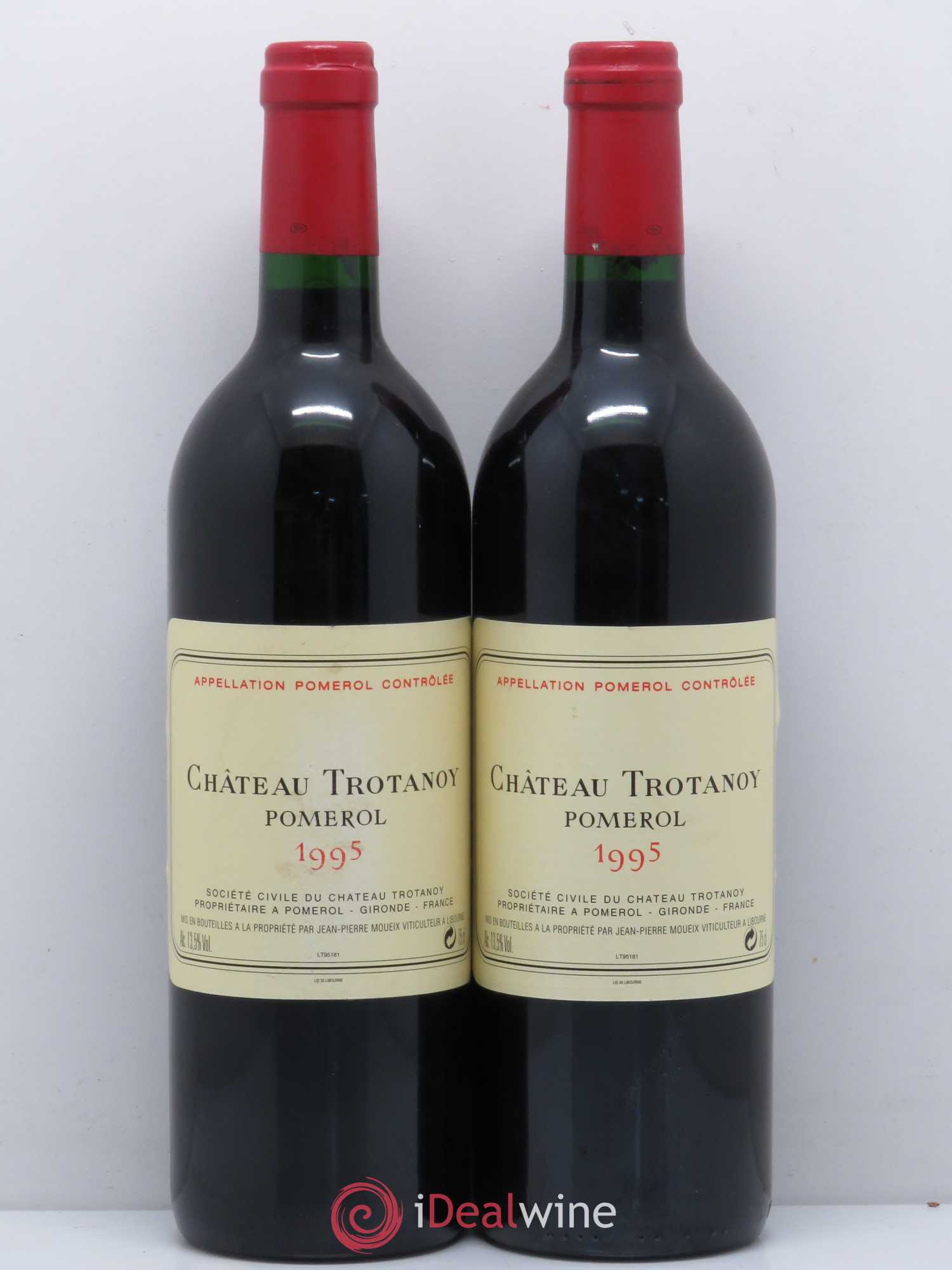 Château Trotanoy 1995 - Lot de 2 bouteilles - 0