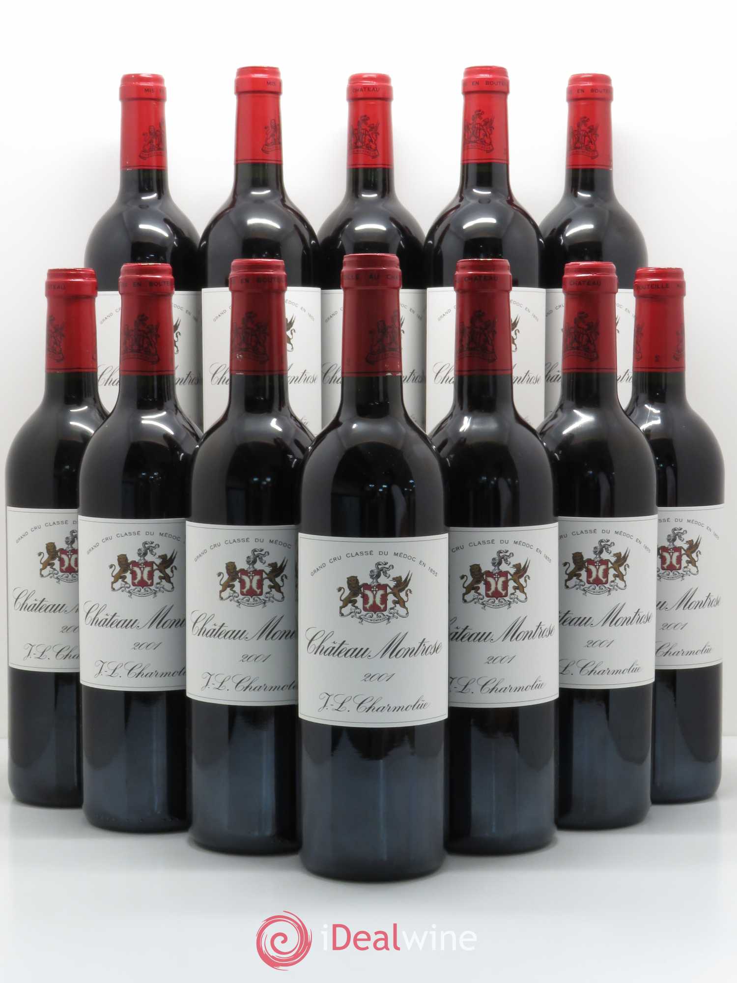 Château Montrose 2ème Grand Cru Classé 2001 - Lot de 12 bouteilles - 0