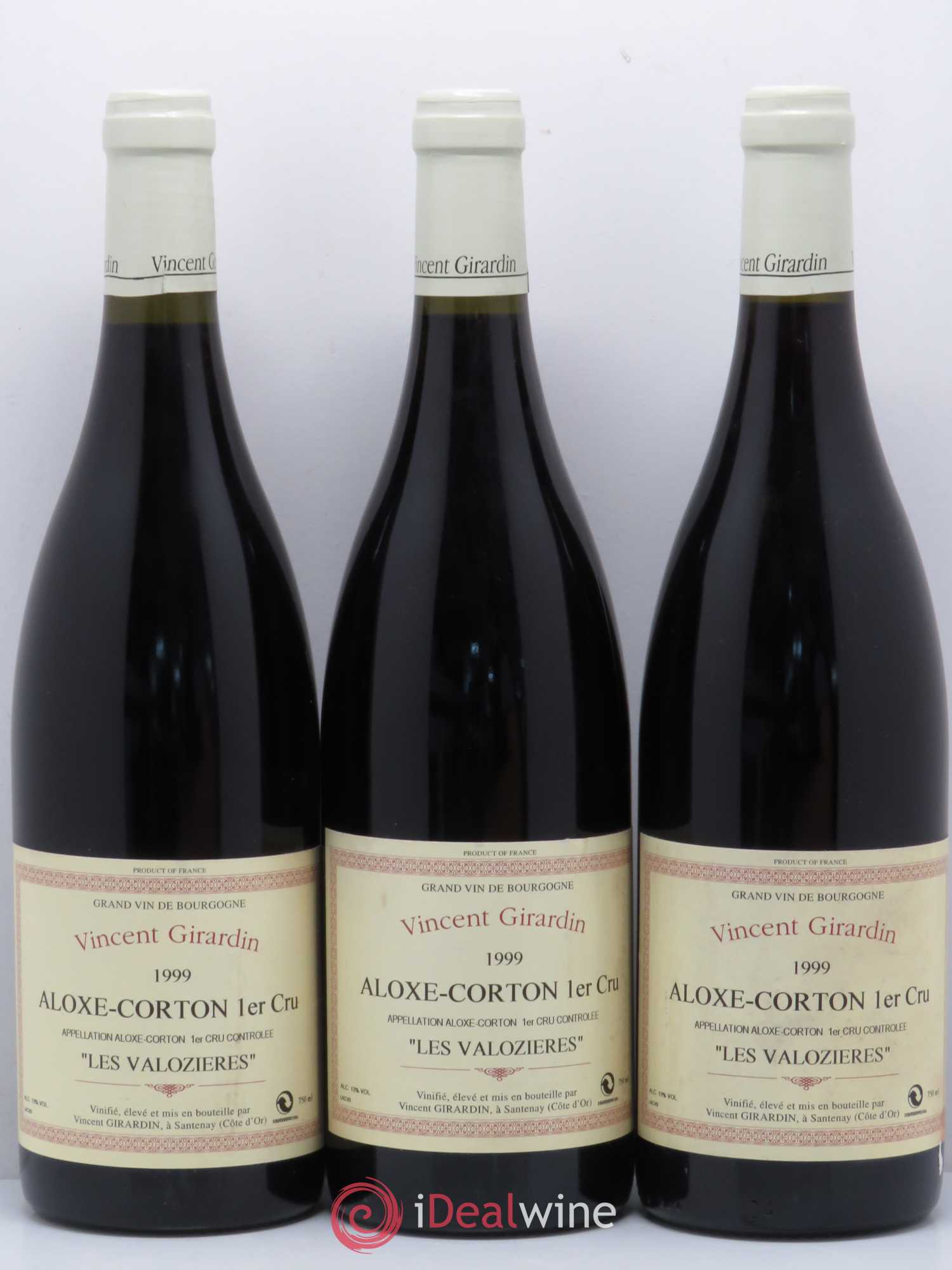 Aloxe-Corton 1er Cru Les Valozieres Domaine Girardin 1999 - Posten von 6 Flaschen - 2
