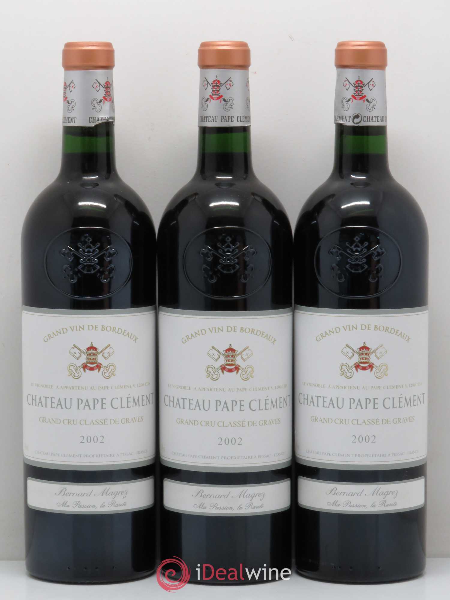 Château Pape Clément Cru Classé de Graves 2002 - Lot de 12 bouteilles - 1