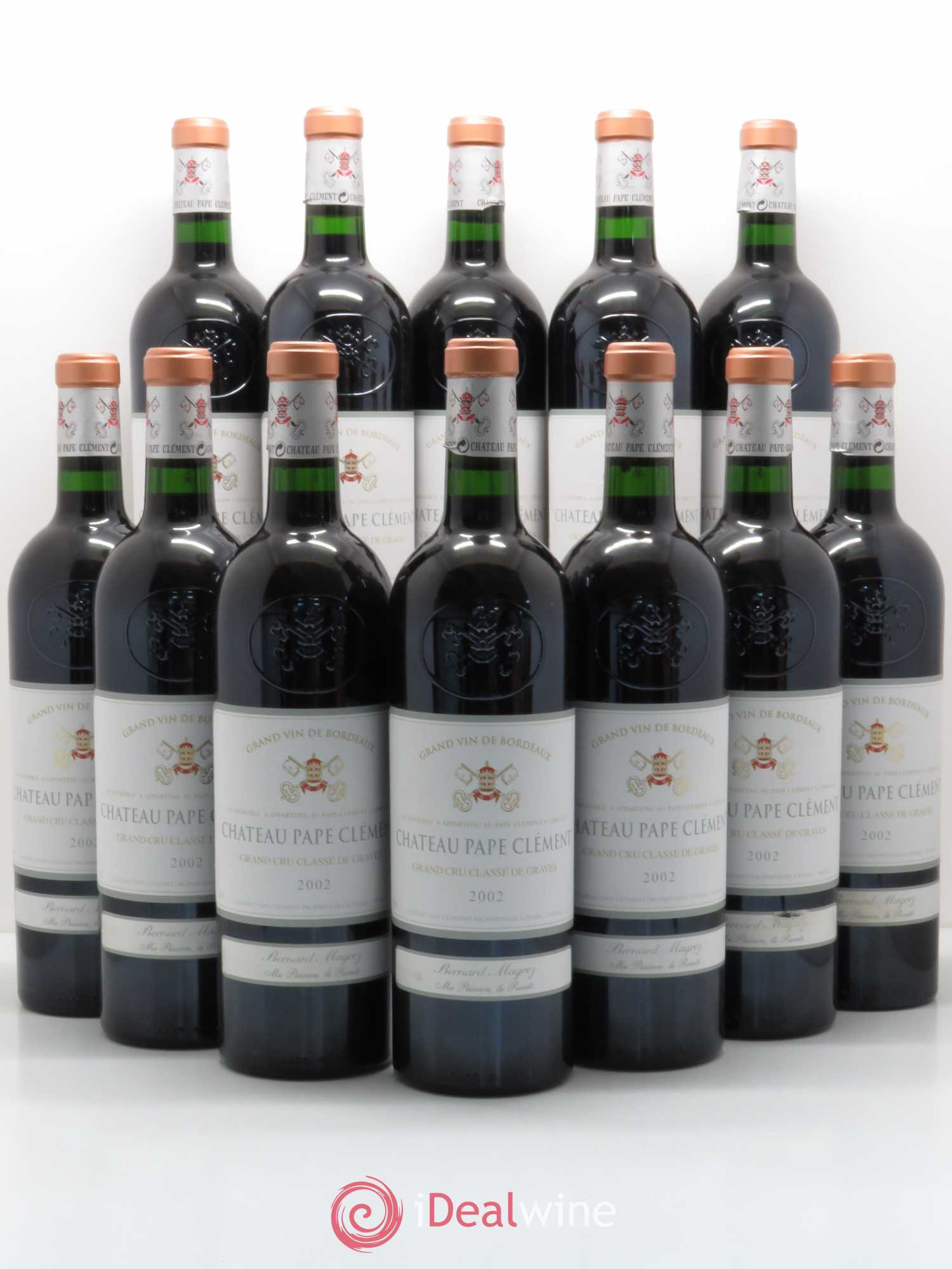 Château Pape Clément Cru Classé de Graves 2002 - Lot de 12 bouteilles - 0