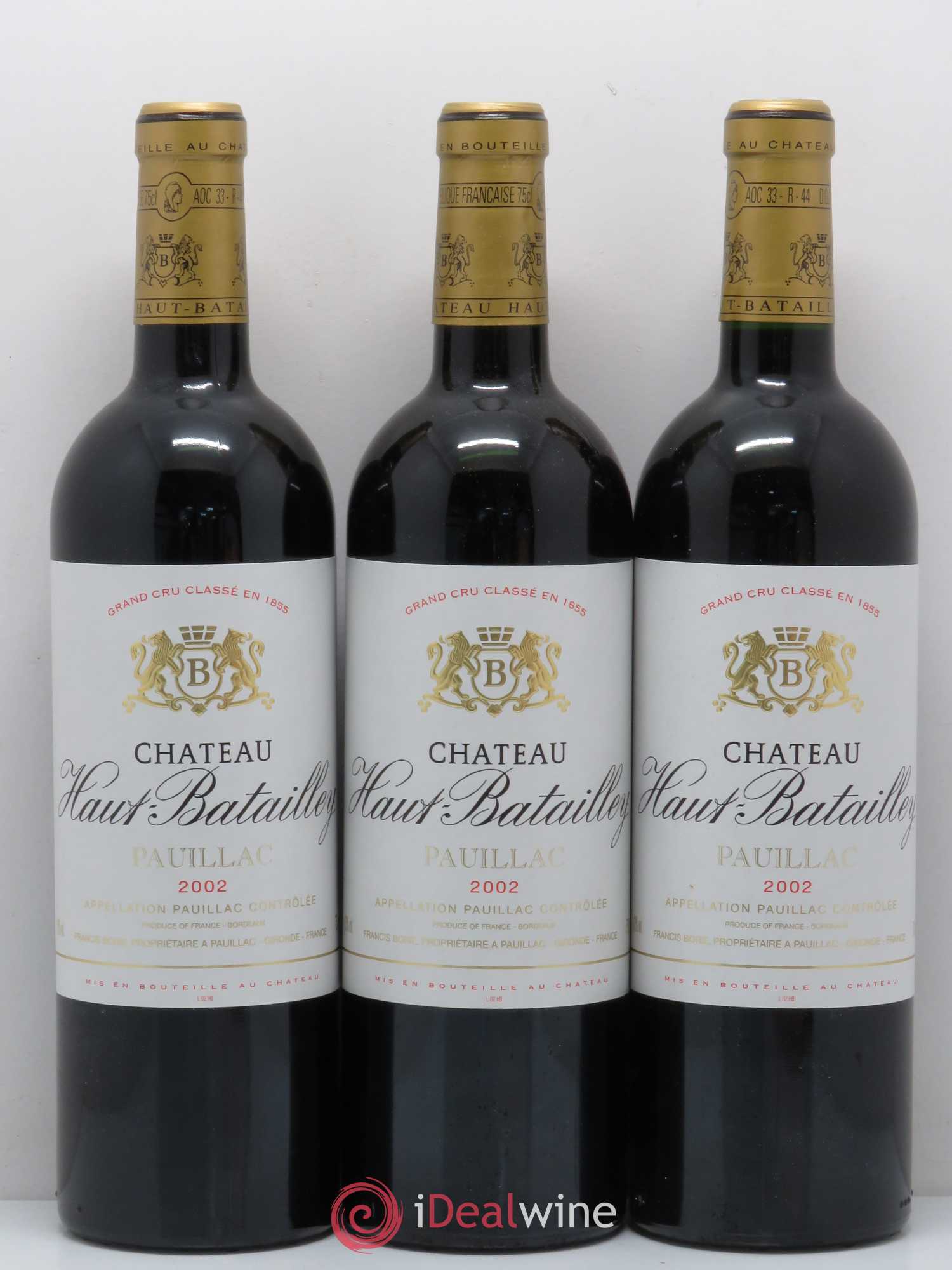 Château Haut Batailley 5ème Grand Cru Classé 2002 - Lot de 12 bouteilles - 2