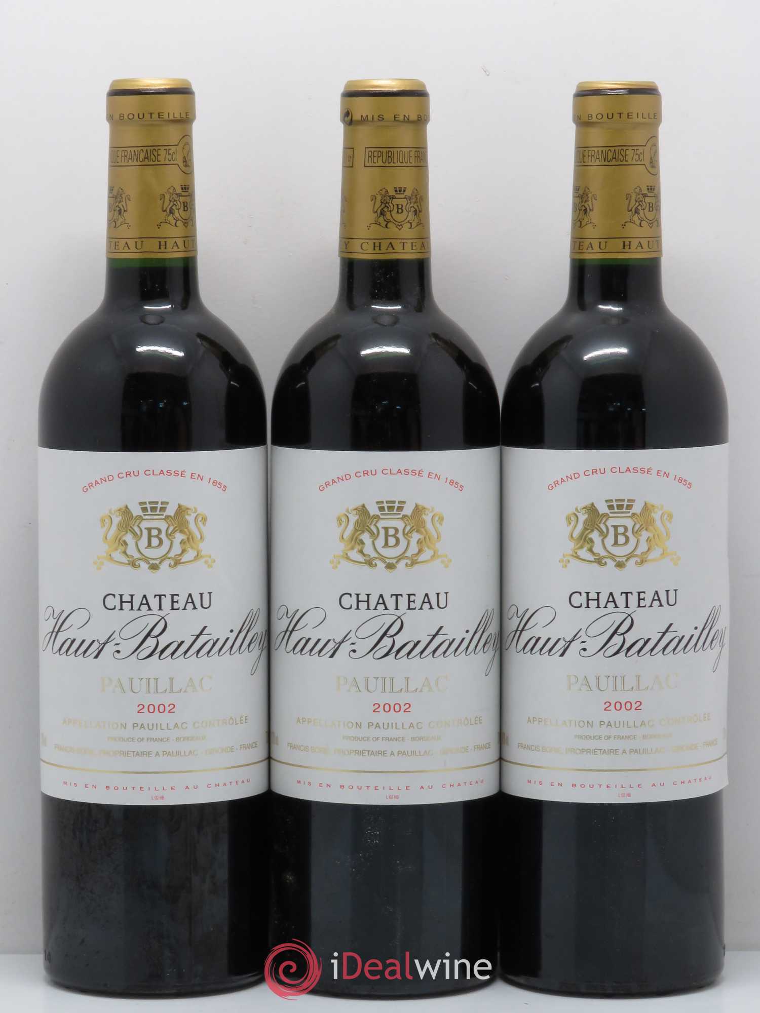 Château Haut Batailley 5ème Grand Cru Classé 2002 - Lot de 12 bouteilles - 3