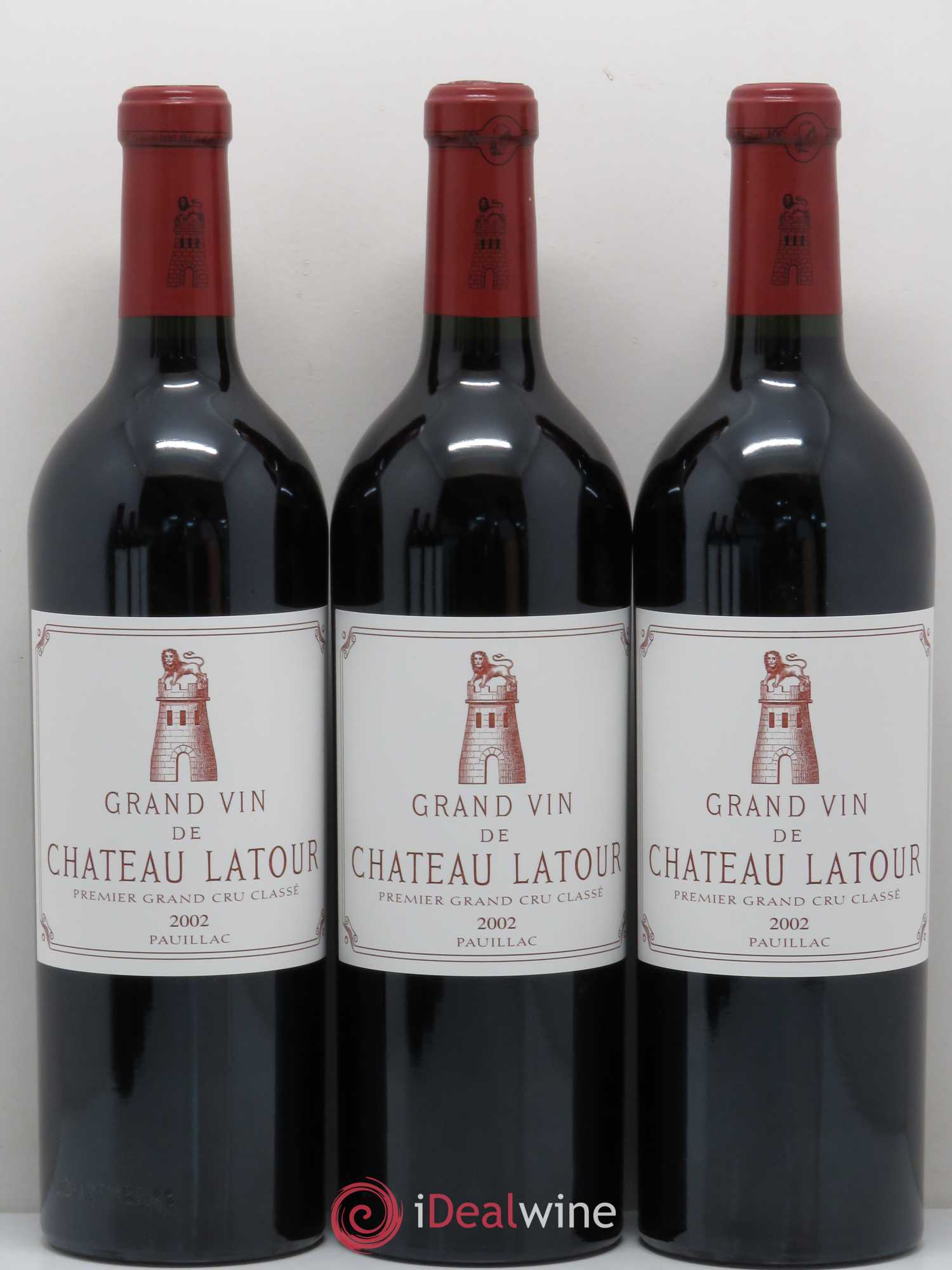 Château Latour 1er Grand Cru Classé 2002 - Lot de 6 bouteilles - 1