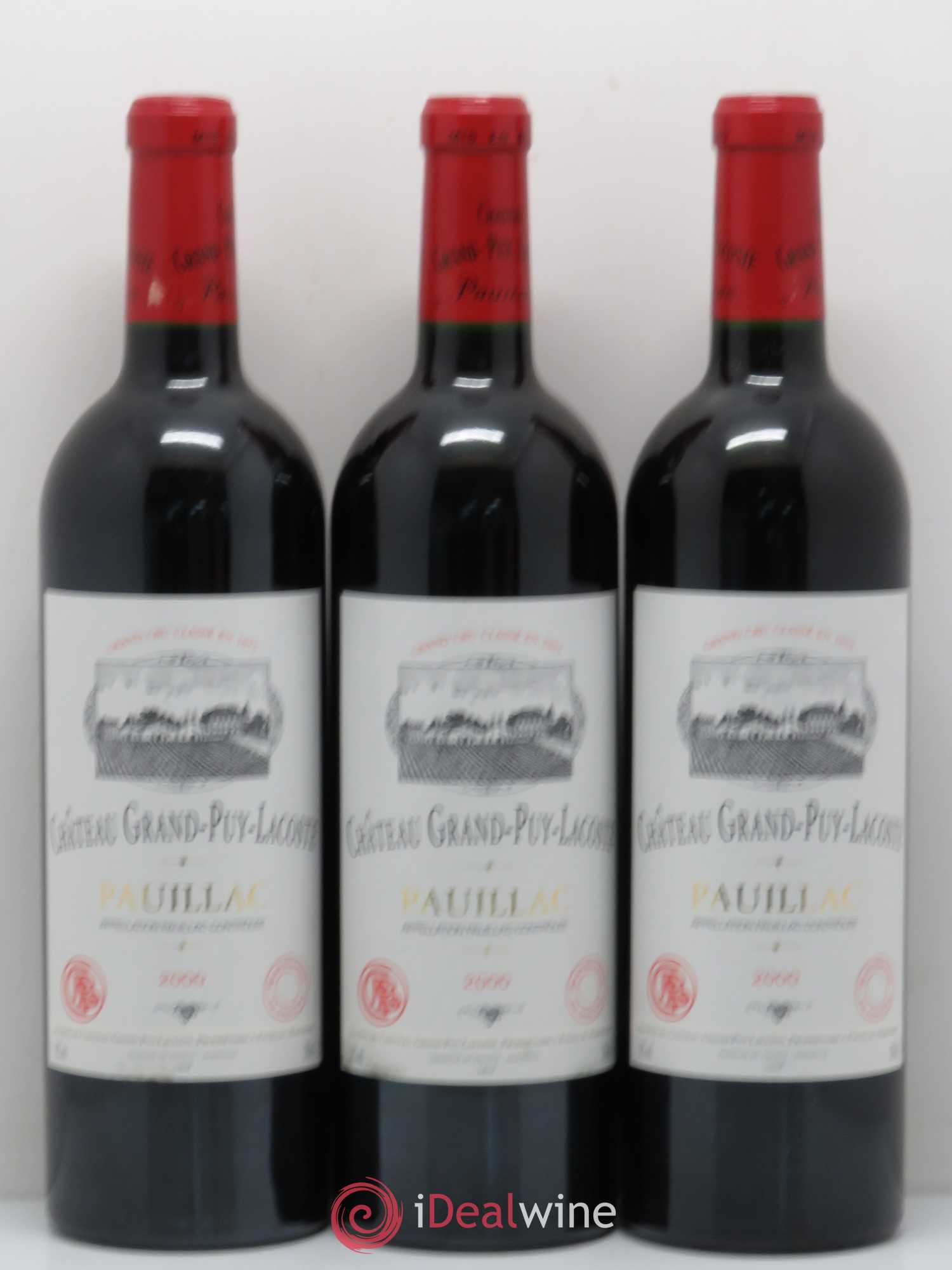Château Grand Puy Lacoste 5ème Grand Cru Classé 2000 - Lot de 12 bouteilles - 2
