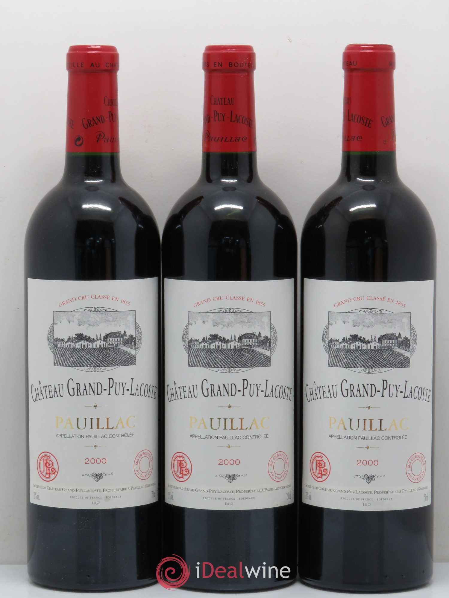 Château Grand Puy Lacoste 5ème Grand Cru Classé 2000 - Lot de 12 bouteilles - 4