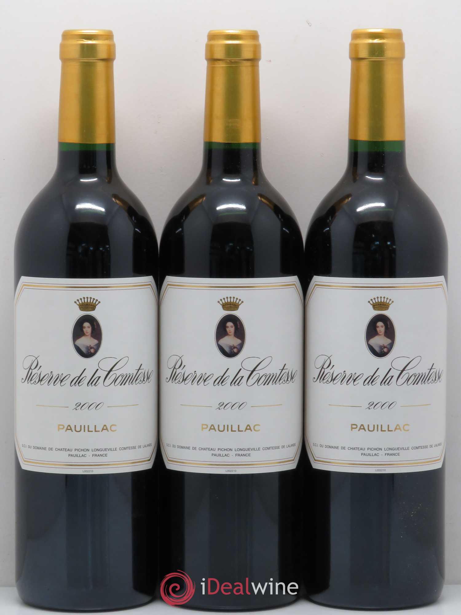 Réserve de la Comtesse Second Vin 2000 - Lot de 12 bouteilles - 1