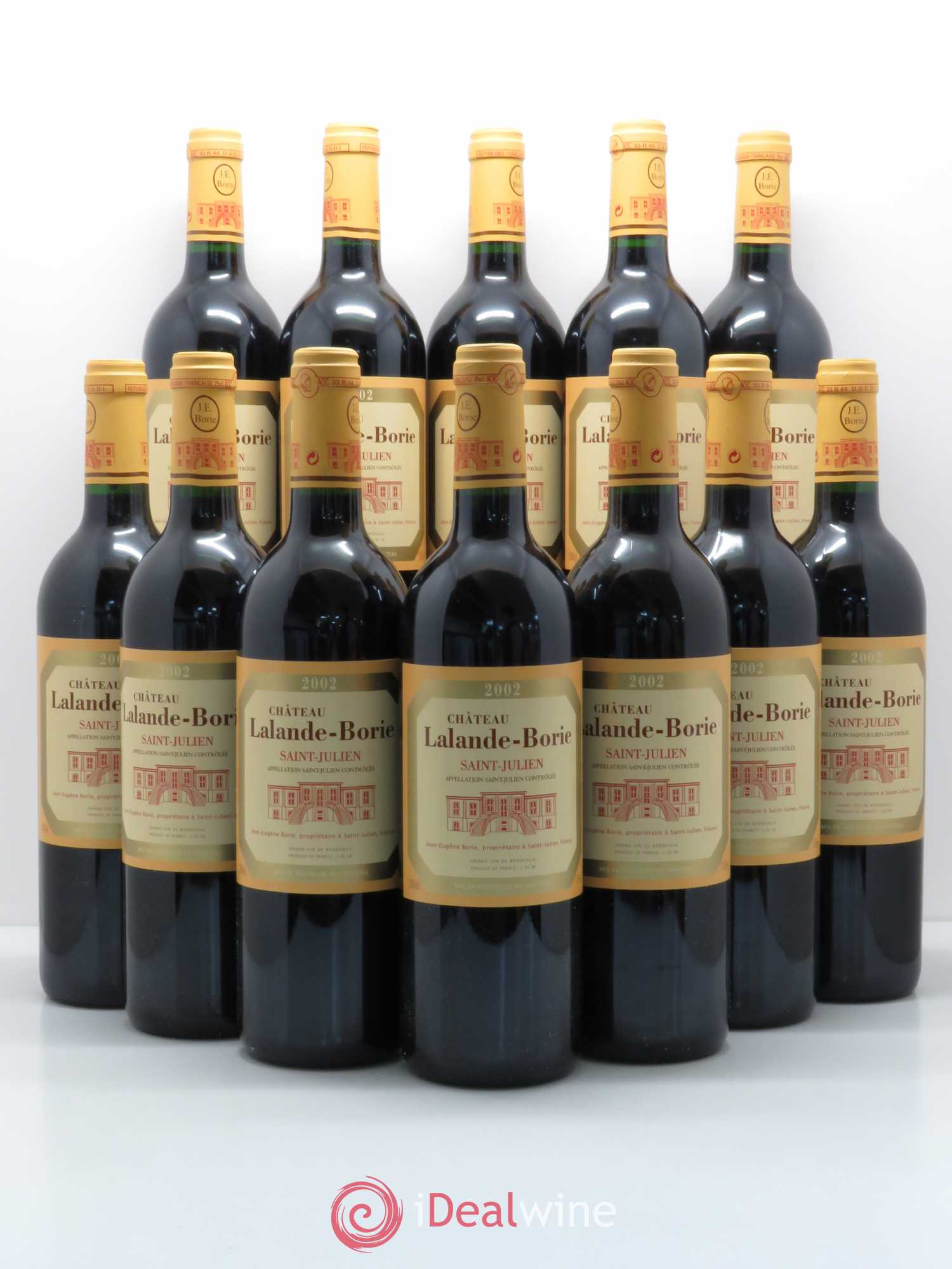 Château Lalande Borie 2002 - Lot de 12 bouteilles - 0