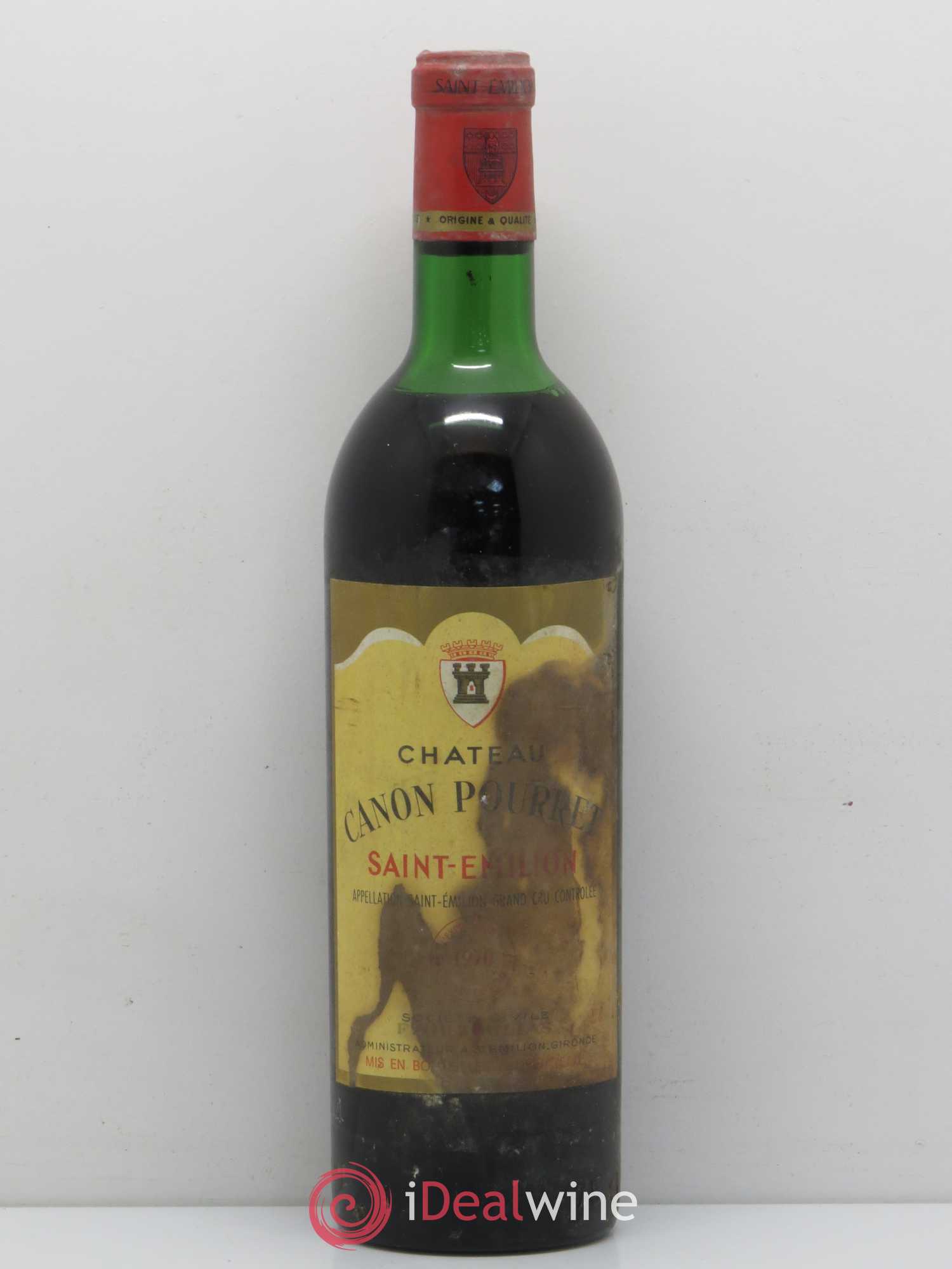 Saint-Émilion Château Canon Pourret 1970 - Posten von 1 Flasche - 0