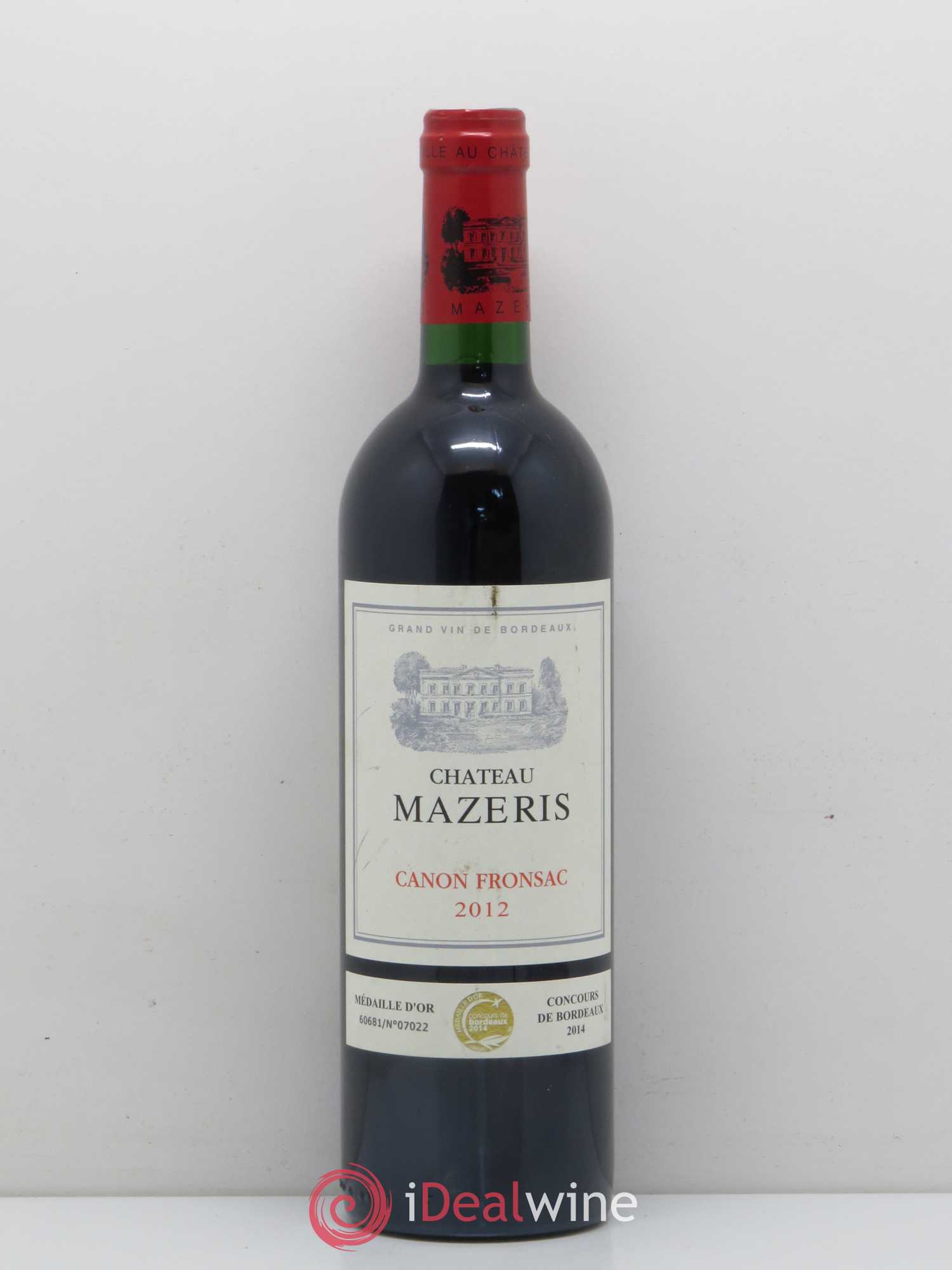Canon-Fronsac 2012 - Posten von 1 Flasche - 0