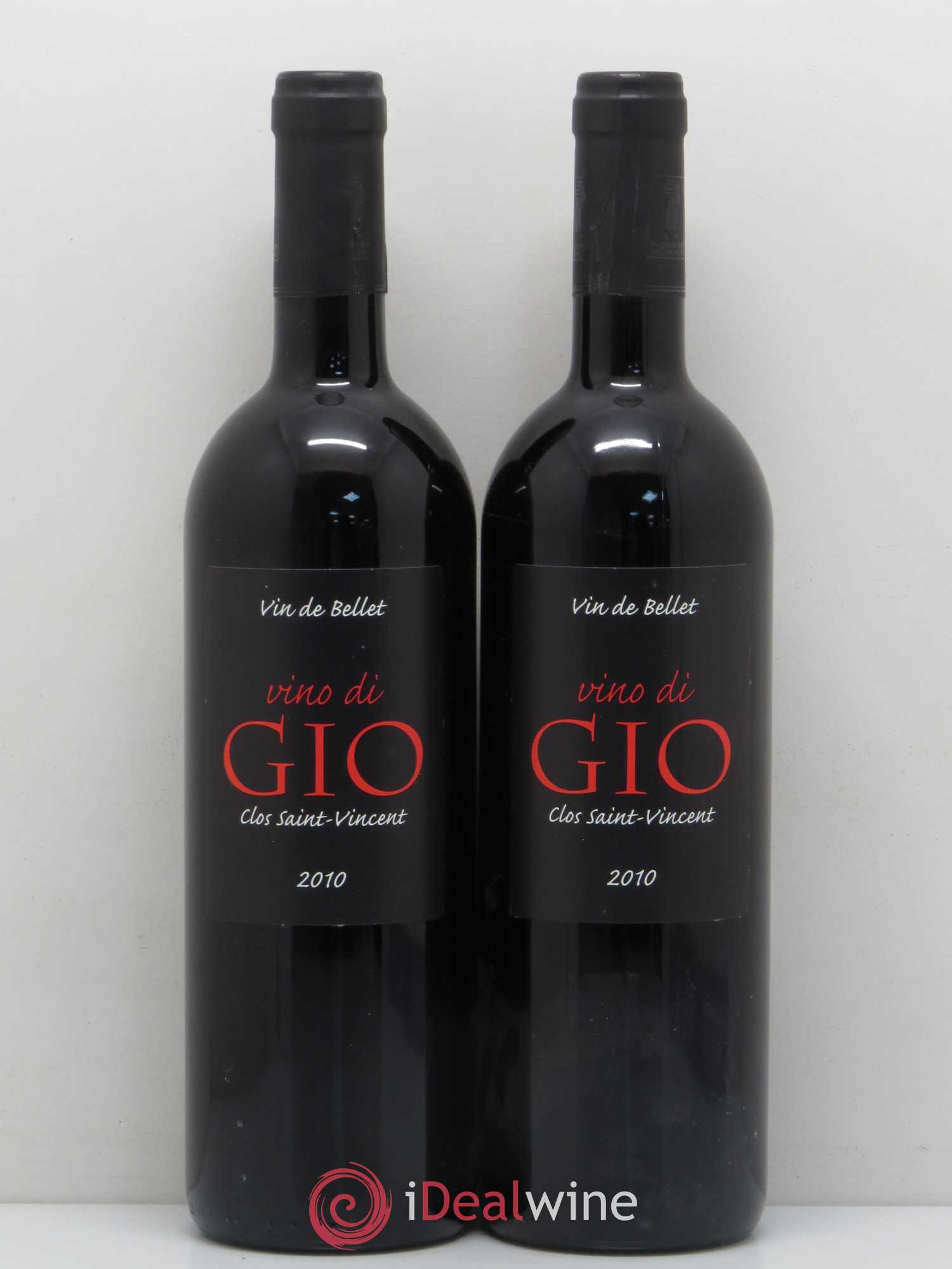 Bellet Clos Saint-Vincent Vino di Gio Famille Sicardi-Sergi 2010 - Lot de 2 bouteilles - 0