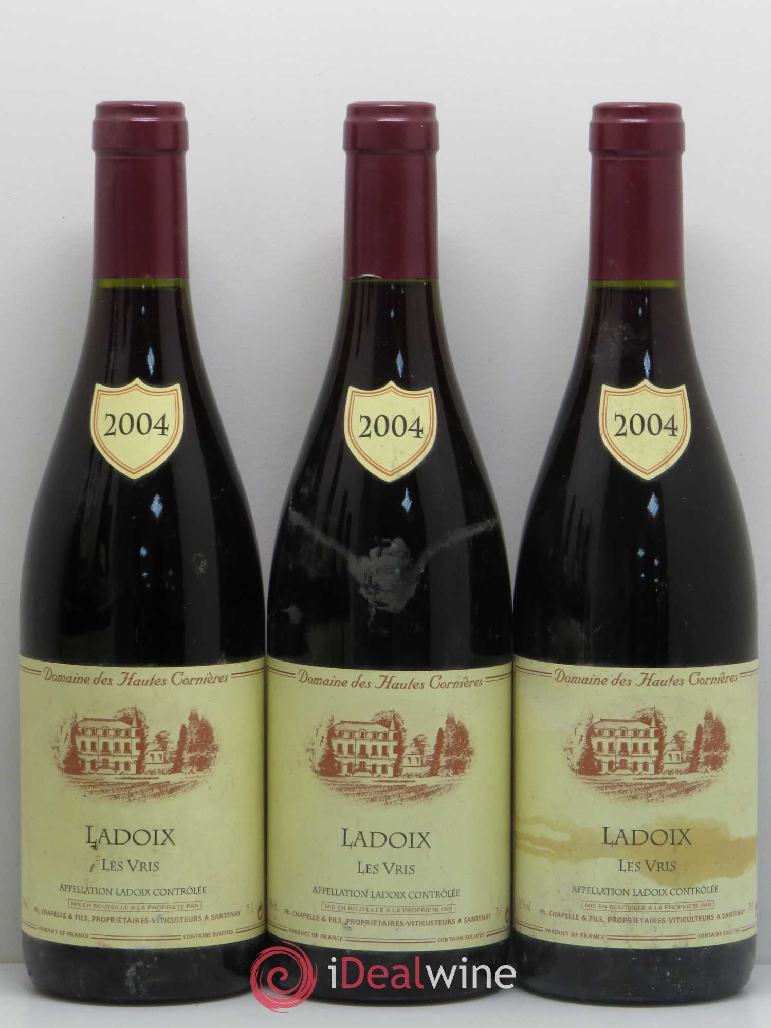 Ladoix Ladoix Les Vris Domaine Des Hautes Cornières 2004 - Posten von 6 Flaschen - 1