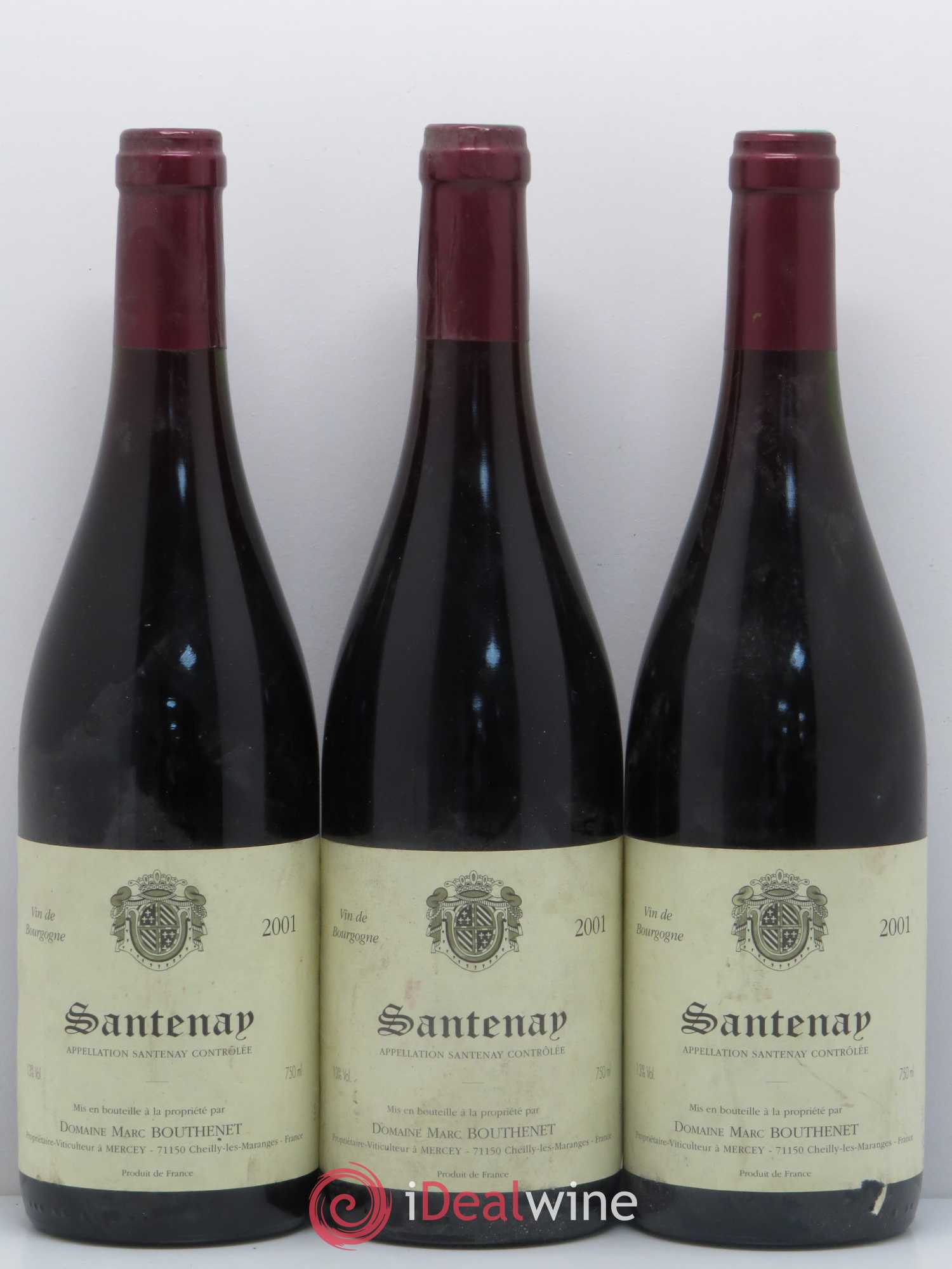 Santenay Domaine Marc Bouthenet 2001 - Posten von 6 Flaschen - 2
