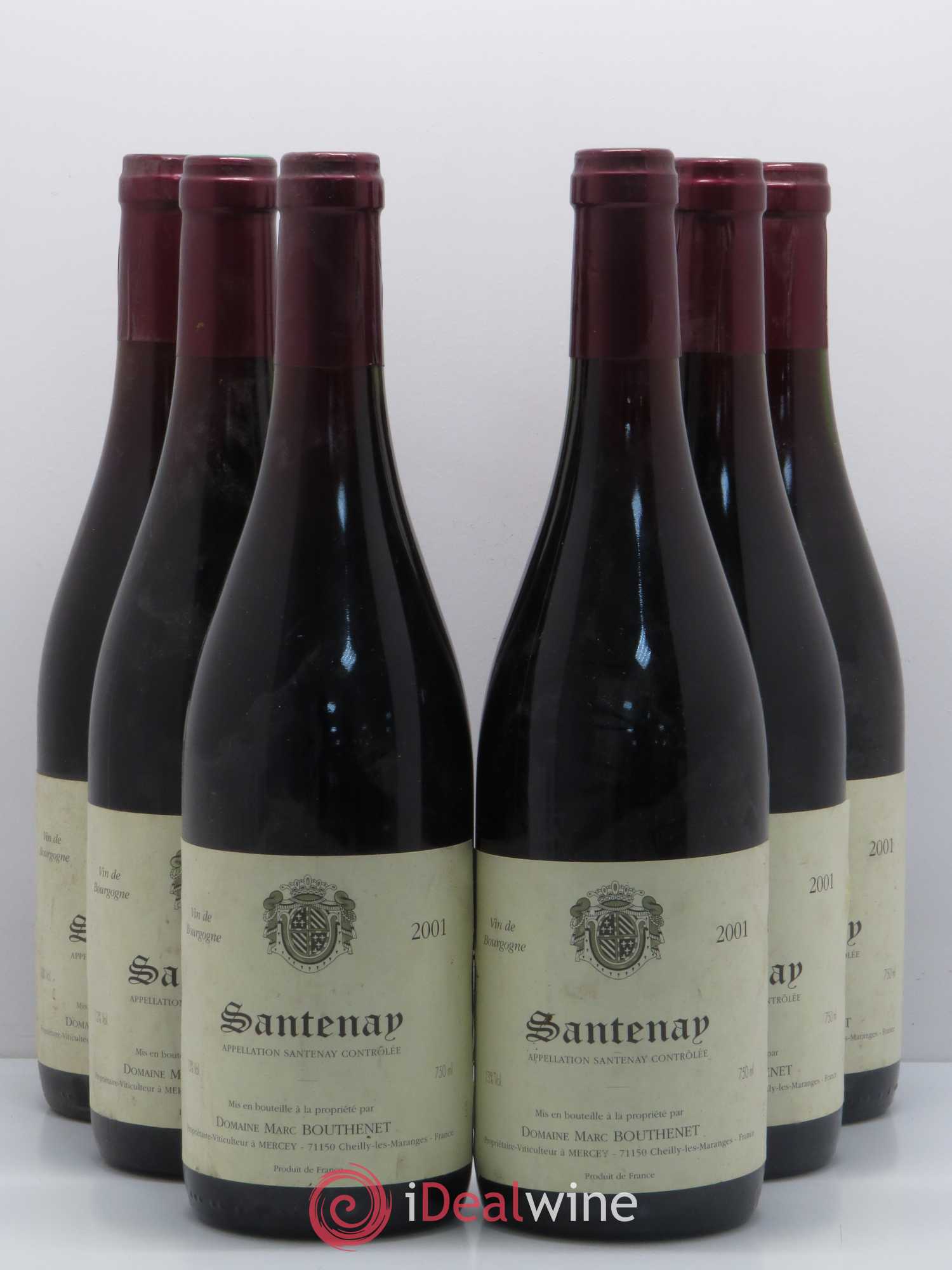 Santenay Domaine Marc Bouthenet 2001 - Posten von 6 Flaschen - 0