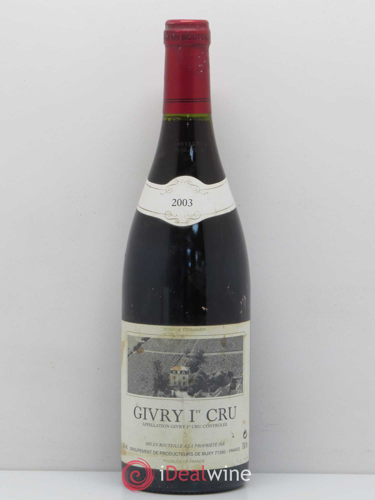 Givry 1er Cru Vignerons de Buxy 2003 - Posten von 1 Flasche - 0