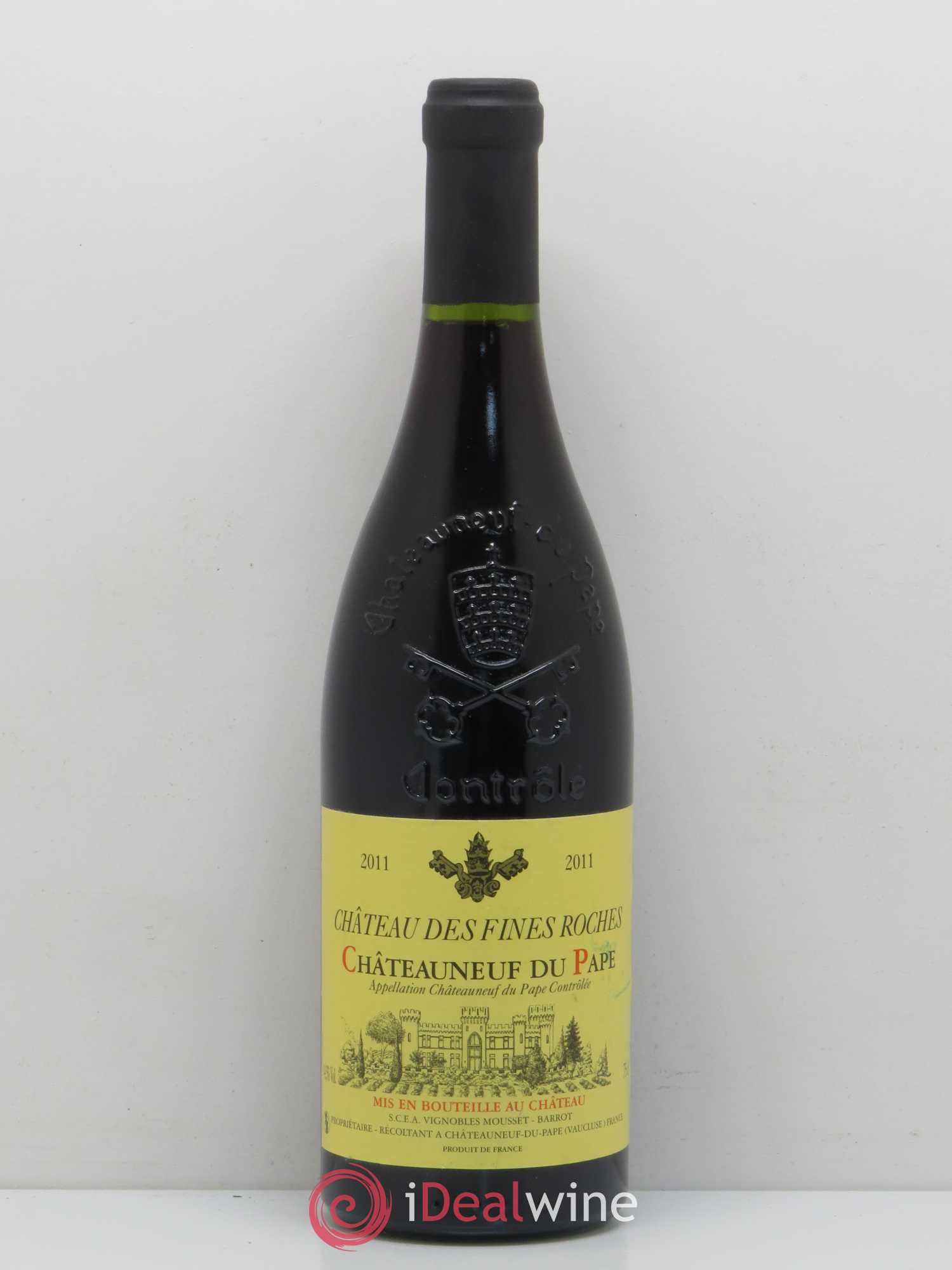 Châteauneuf-du-Pape Château des Fines Roches 2011 - Lot de 1 bouteille - 0