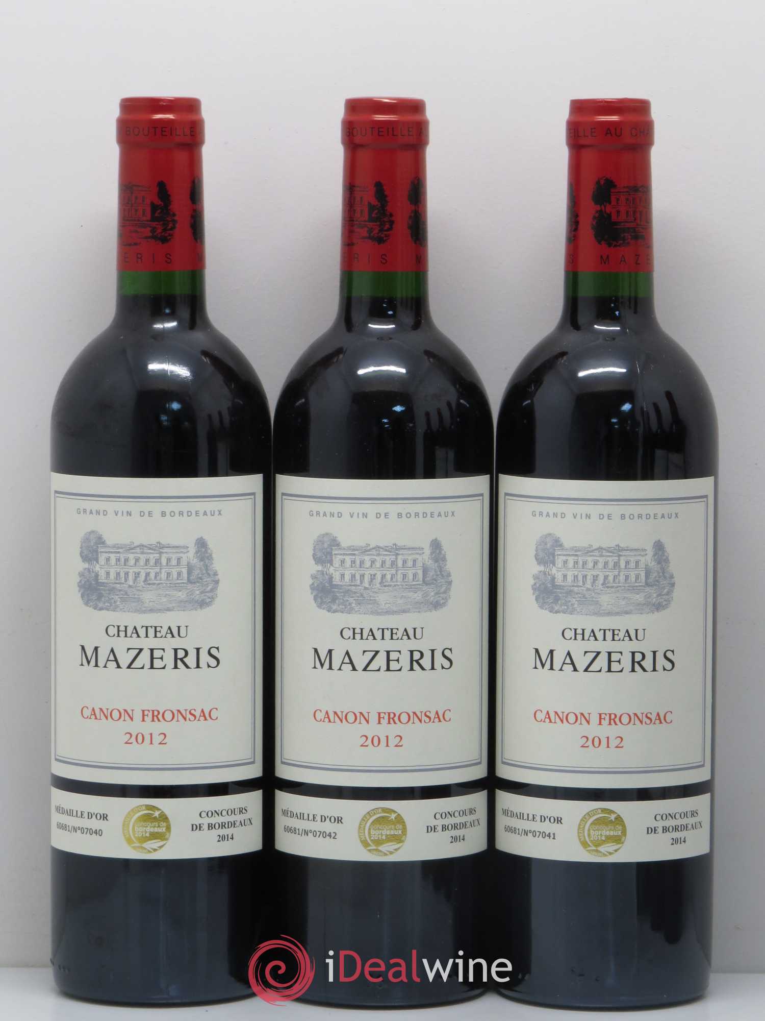 Château Haut Mazeris 2012 - Lot de 6 bouteilles - 1