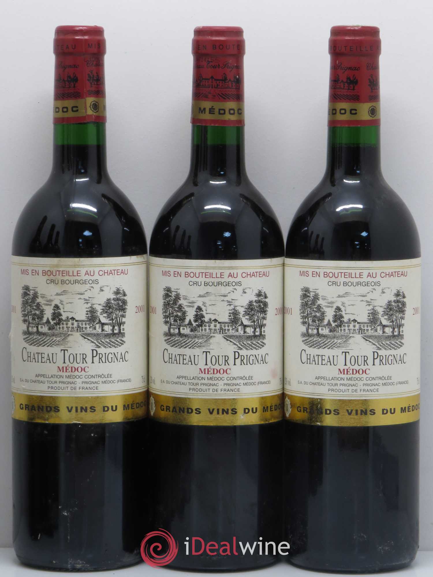 Château Tour Prignac Cru Bourgeois 2001 - Lot de 6 bouteilles - 2