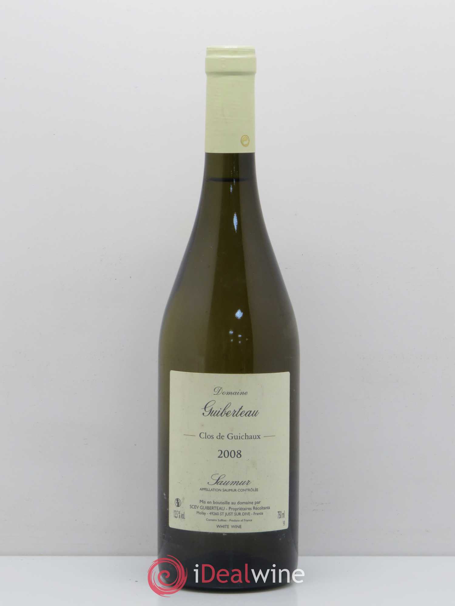 Saumur Domaine Guiberteau Clos de Guichaux 2008 - Posten von 1 Flasche - 0