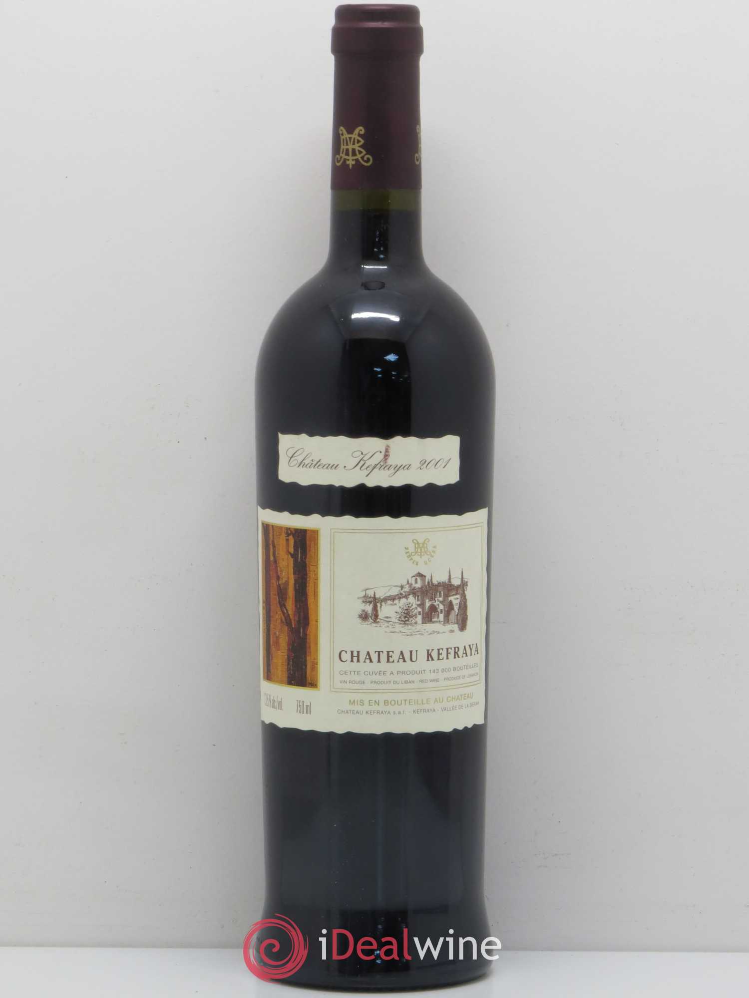 Vallée de la Békaa Château Kefraya Michel de Bustros 2001 - Lot de 1 bouteille - 0