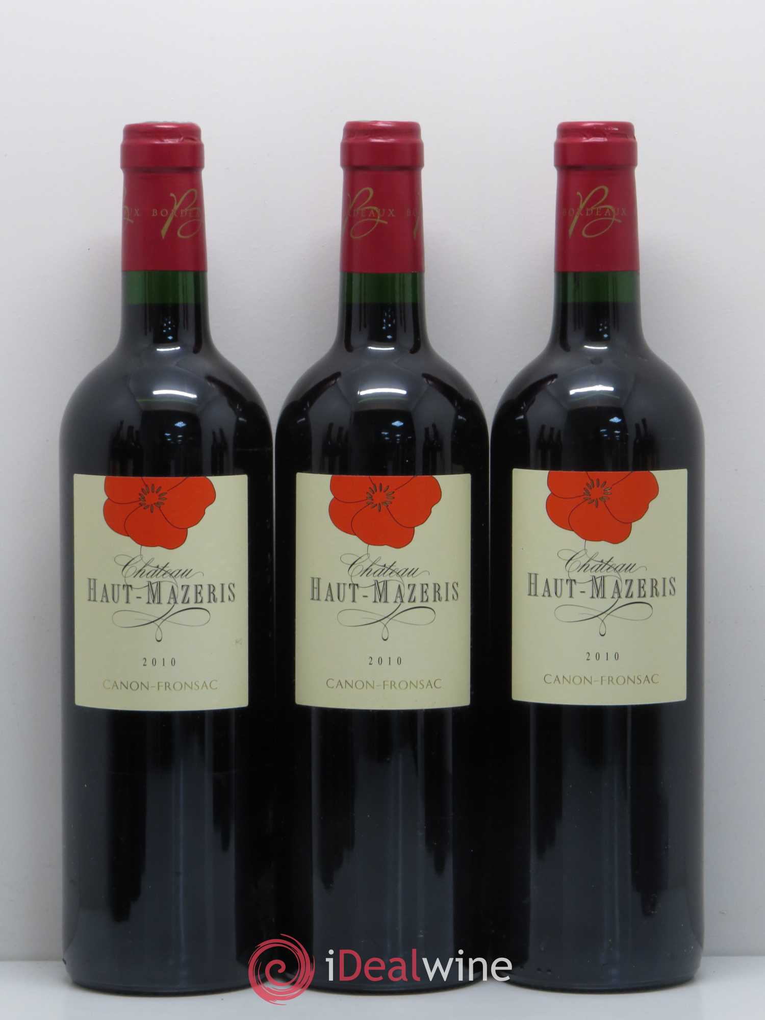 Château Haut Mazeris Canon Fronsac   2010 - Posten von 8 Flaschen - 1