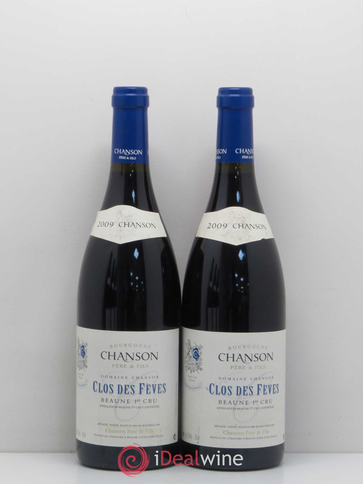 Beaune 1er Cru Clos des Feves Domaine Chanson Pere et Fils 2009 - Lot de 5 bouteilles - 2
