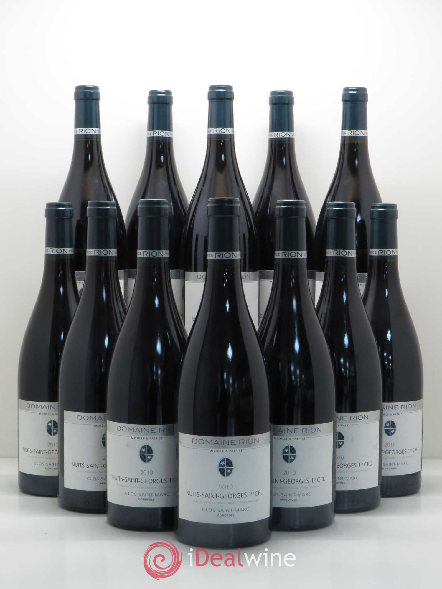 Nuits-Saint-Georges 1er Cru Clos Saint-Marc Domaine Rion 2010 - Lot de 12 bouteilles - 0