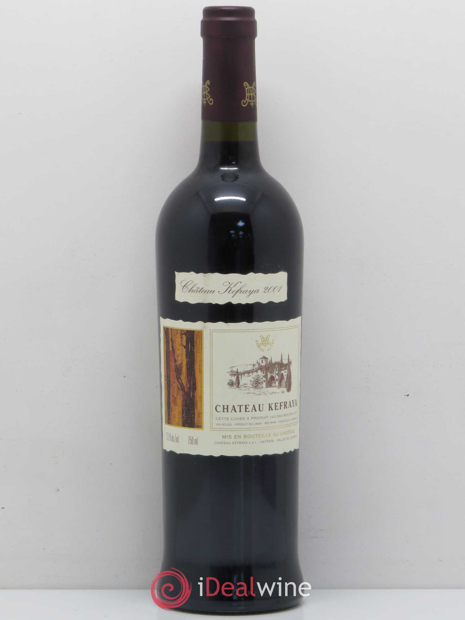 Vallée de la Békaa Château Kefraya Michel de Bustros 2001 - Lot de 1 bouteille - 0