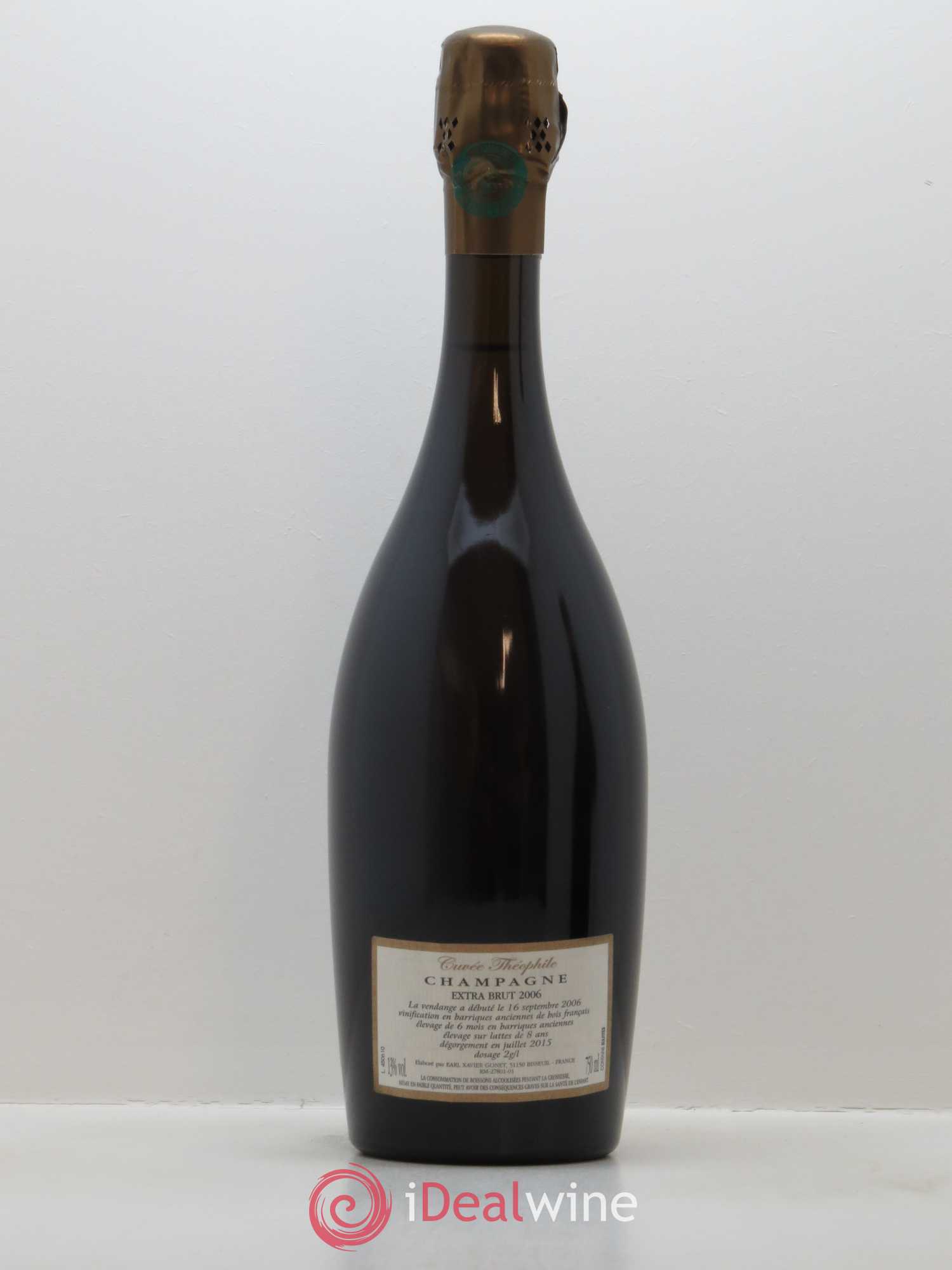 Cuvée Théophile Grand Cru Extra-Brut Vignobles Gonet-Medeville 2006 - Lot de 1 bouteille - 1