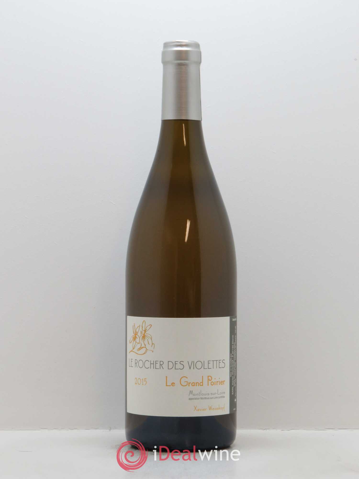 Montlouis-sur-Loire Le Grand Poirier Moelleux Le Rocher des Violettes 2015 - Lotto di 1 bottiglia - 0