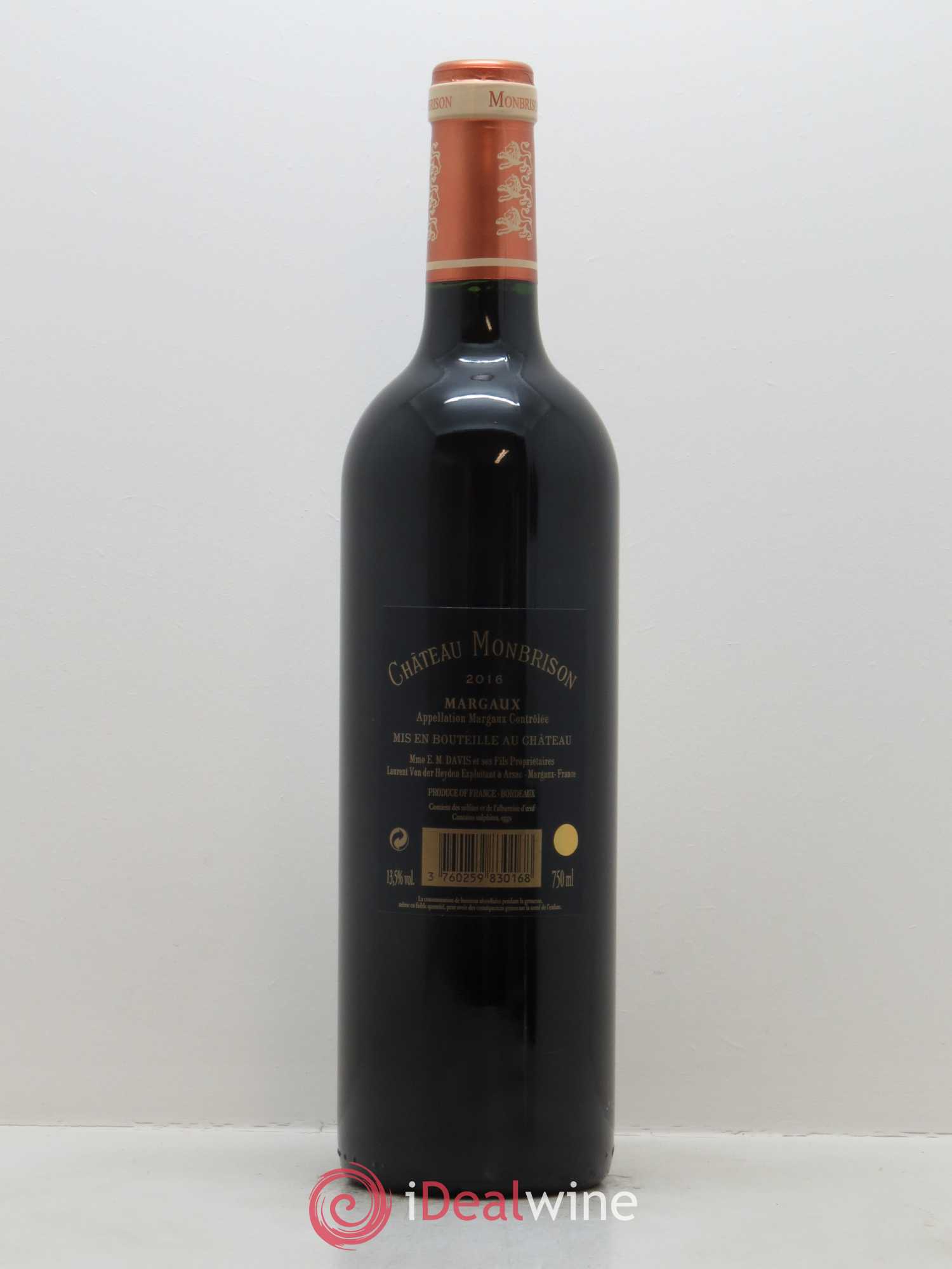 Château Monbrison (CBO à partir de 12 bts) 2016 - Lot de 1 bouteille - 1