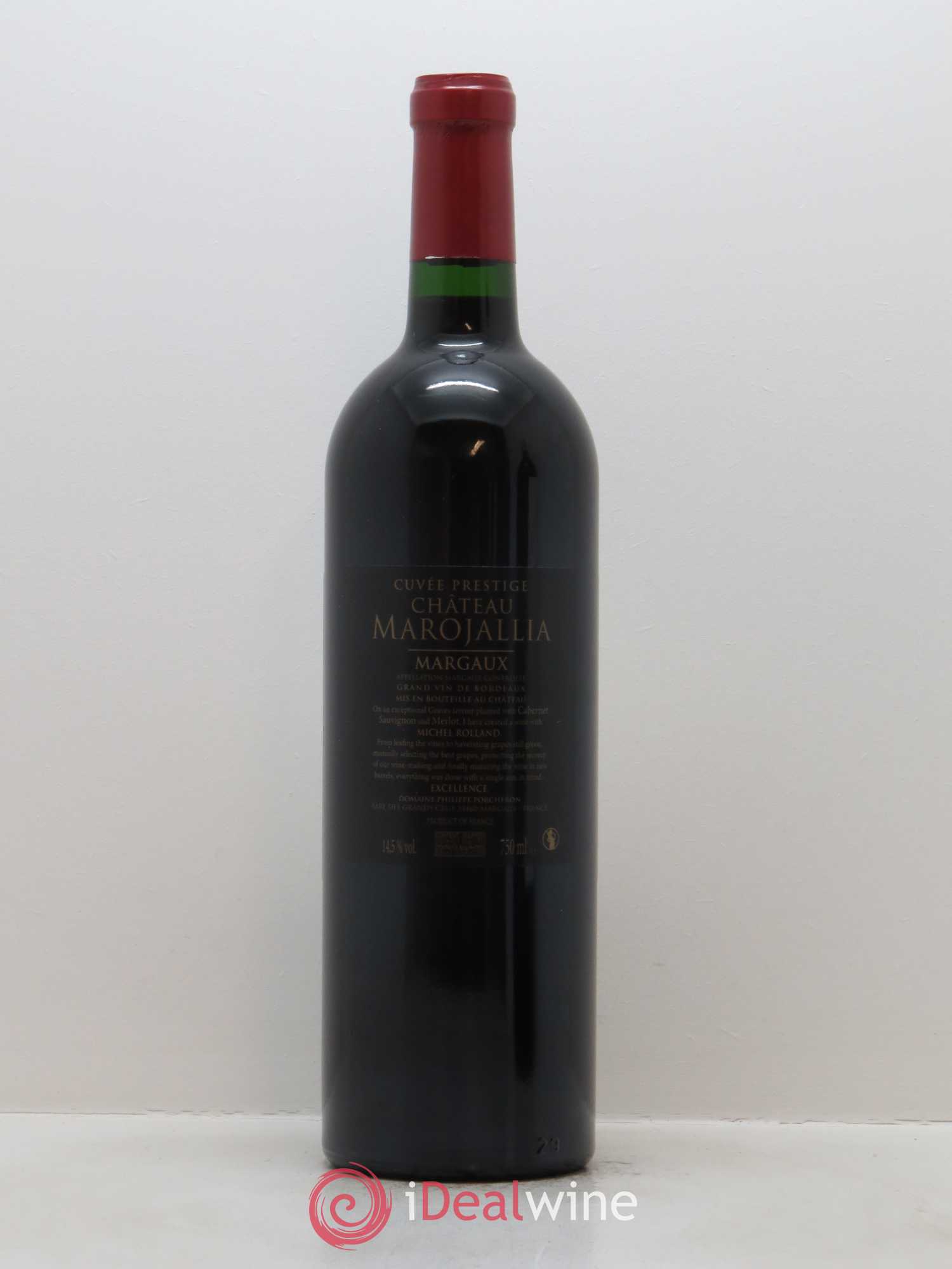 Marojallia (CBO à partir de 12 bts) 2016 - Lot de 1 bouteille - 1