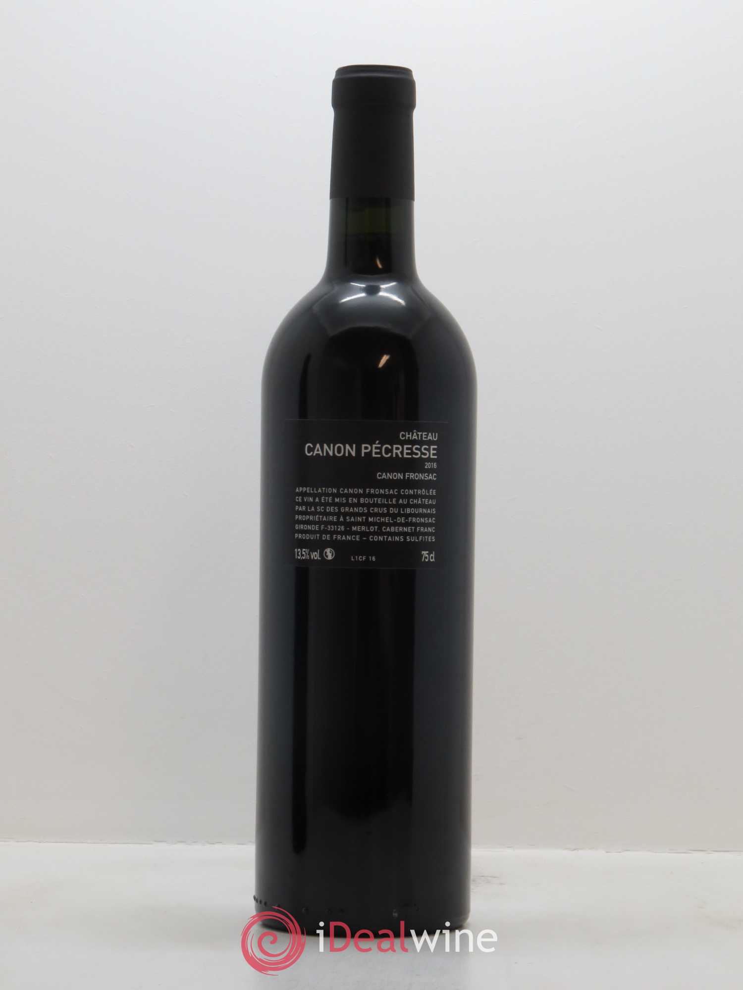 Château Canon Pécresse 2016 - Lot de 1 bouteille - 1